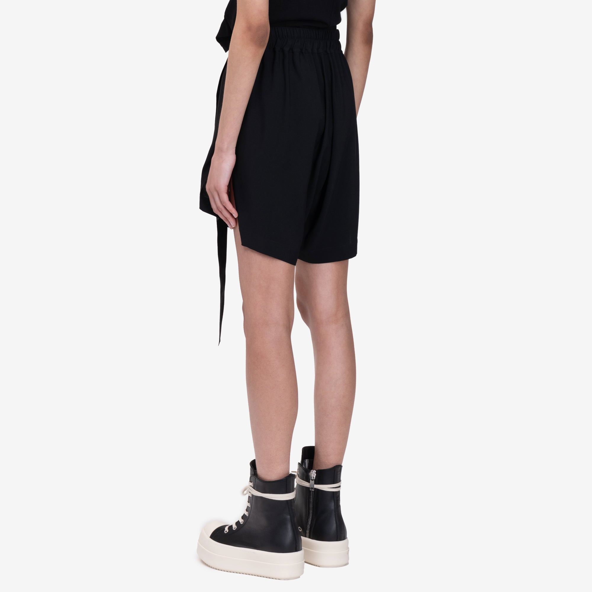 Rick Owens Unisex Boxers Shorts Black - 8