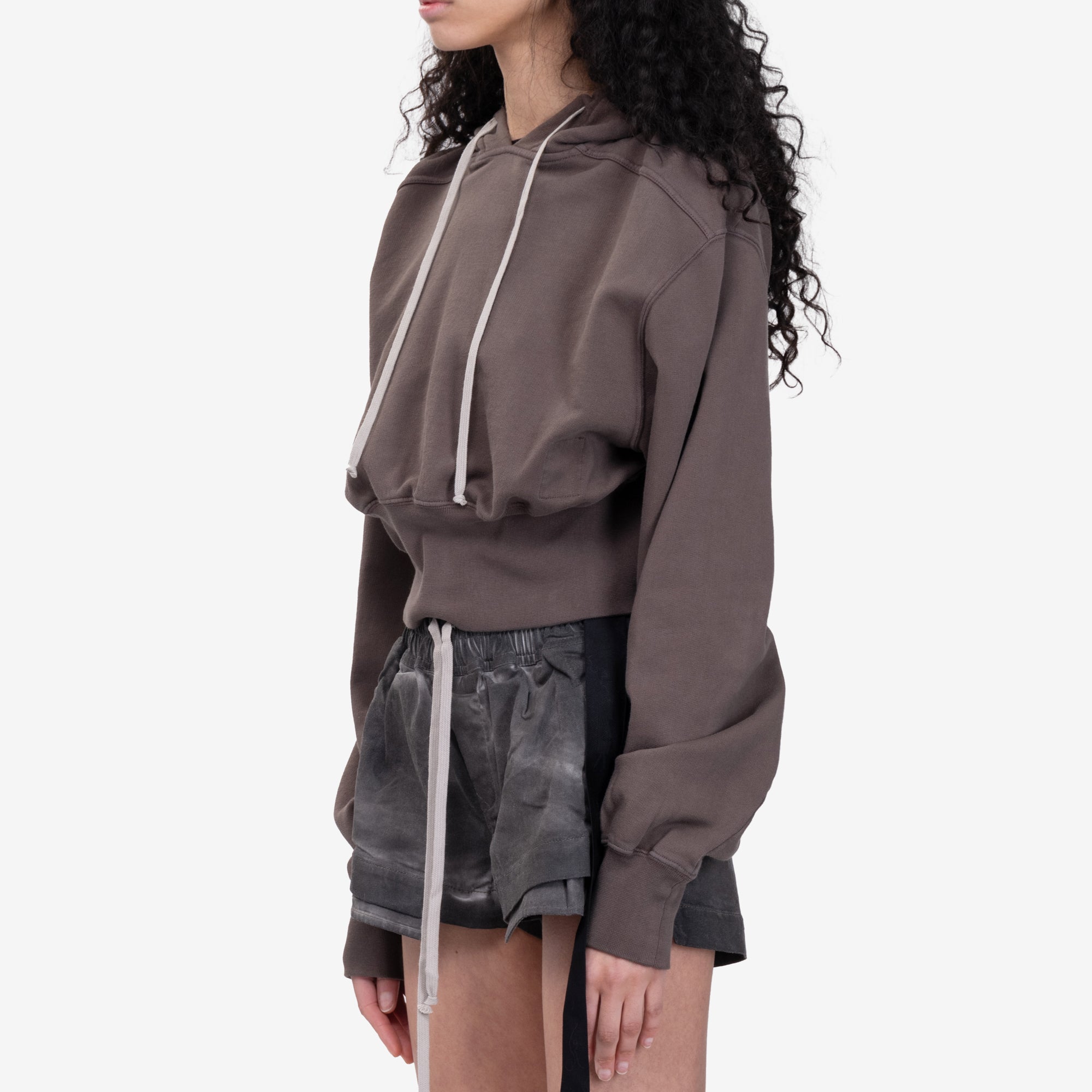 Rick Owens DRKSHDW Womens Tatlin Hoody Dust - 3