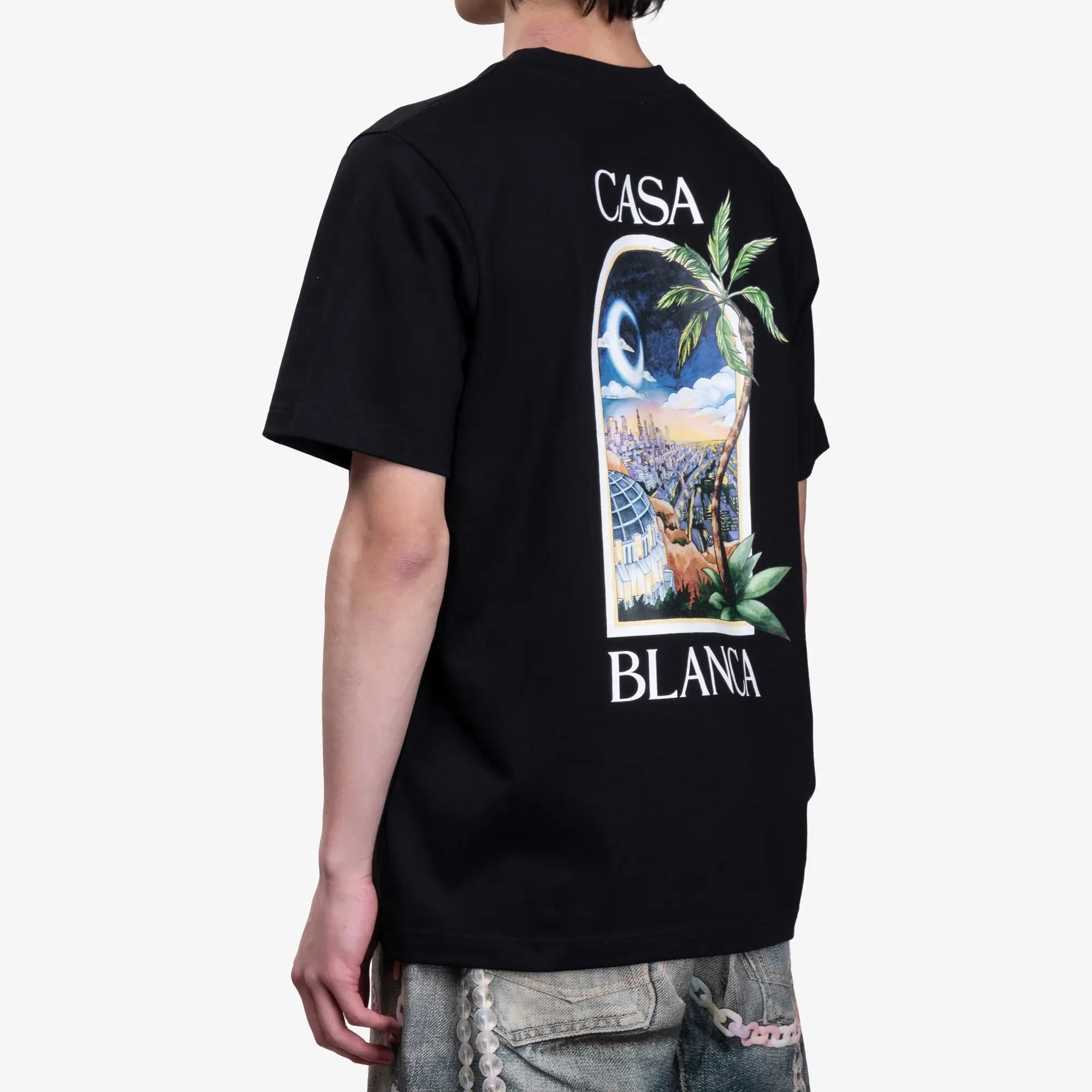 Casablanca LA Nights T-Shirt Black - 4