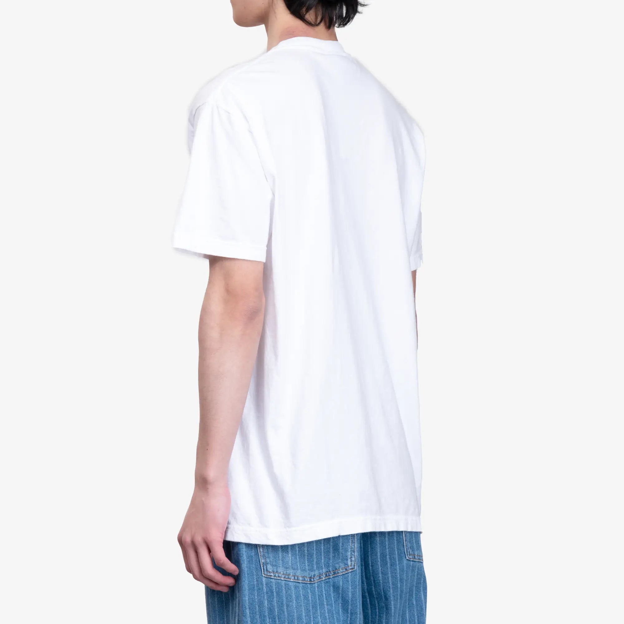 KidSuper Halftone Girl Face T-Shirt White - 4