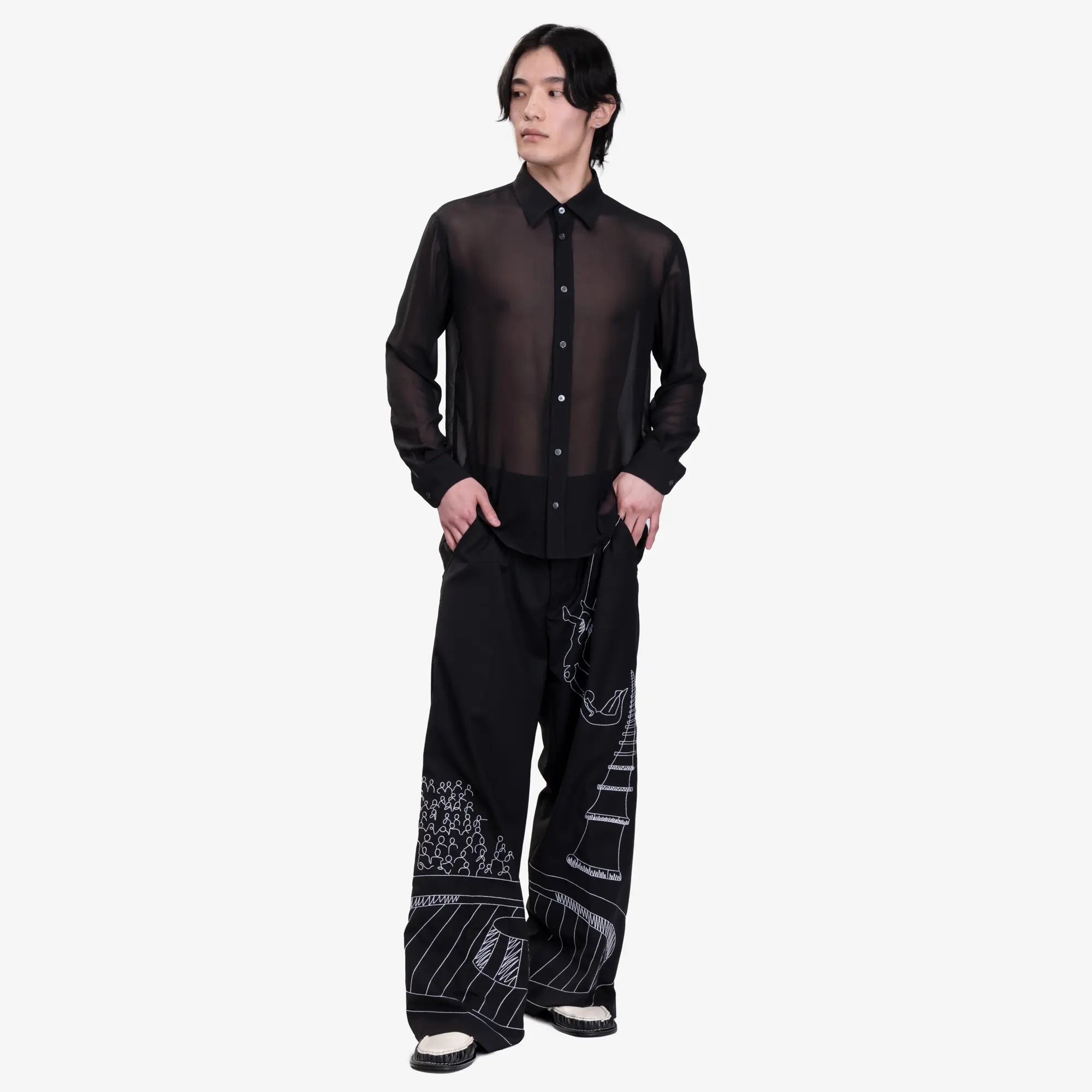 AMI Classic Shirt Black - 2
