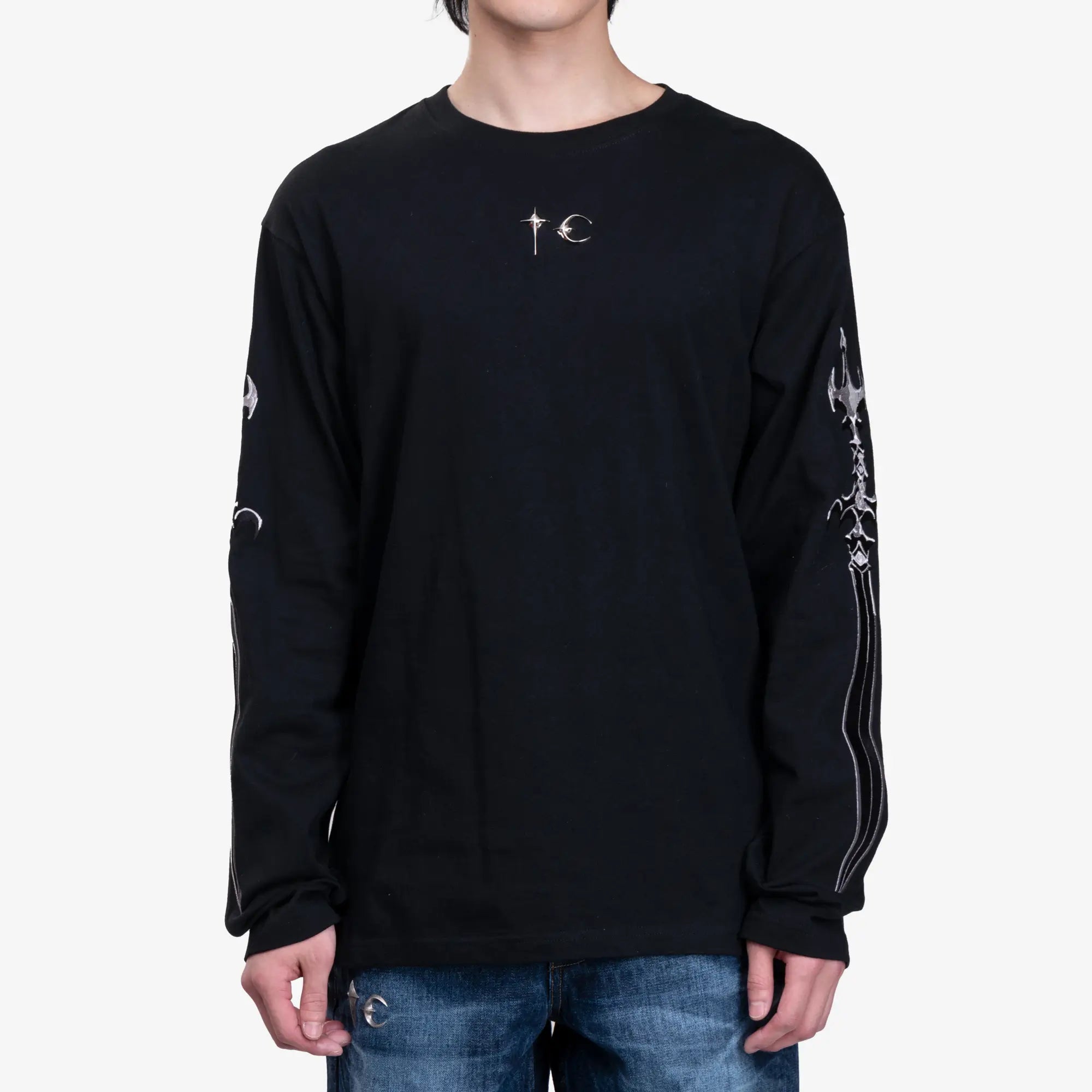 Thug Club Arab Sword LS T-Shirt Black - 1