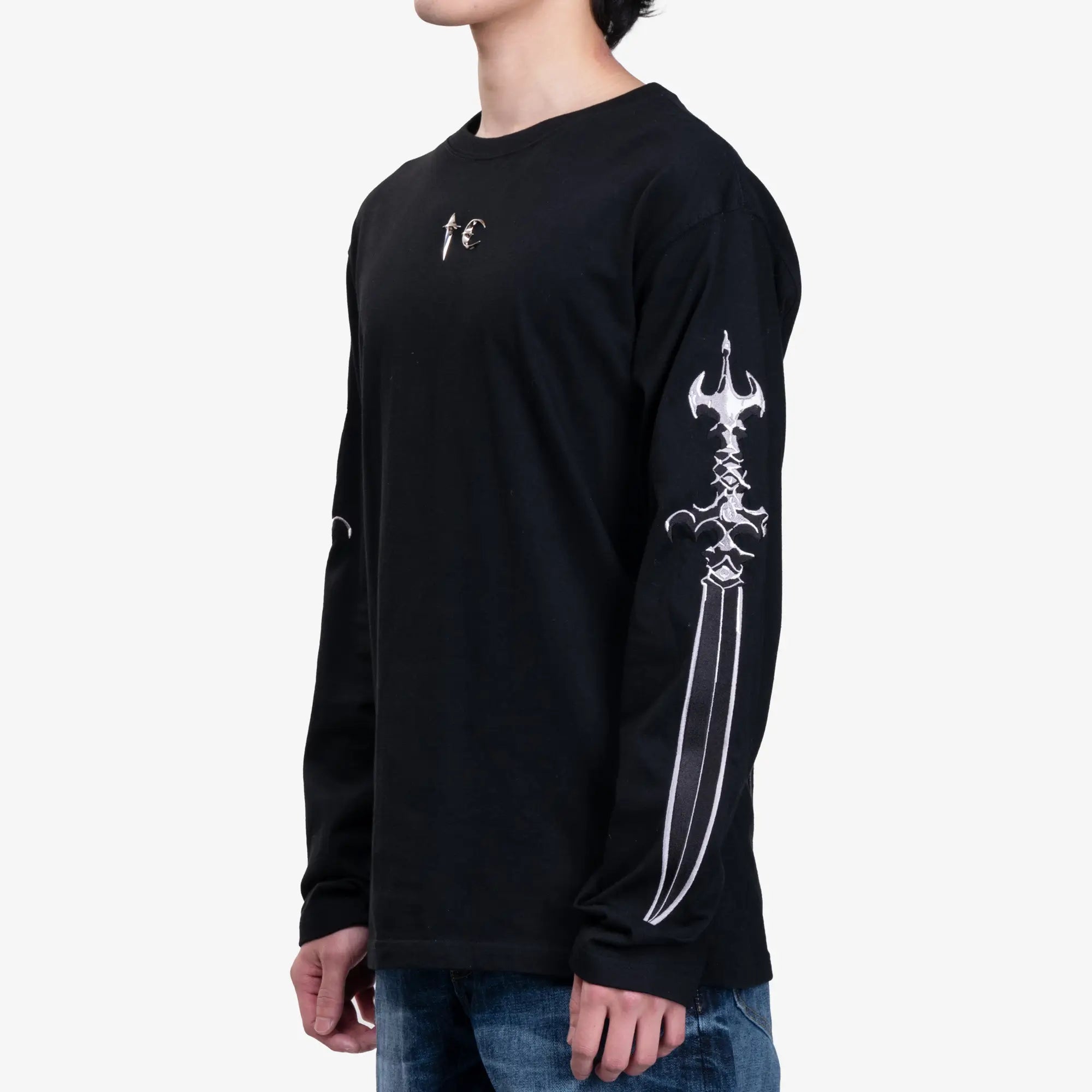 Thug Club Arab Sword LS T-Shirt Black - 3