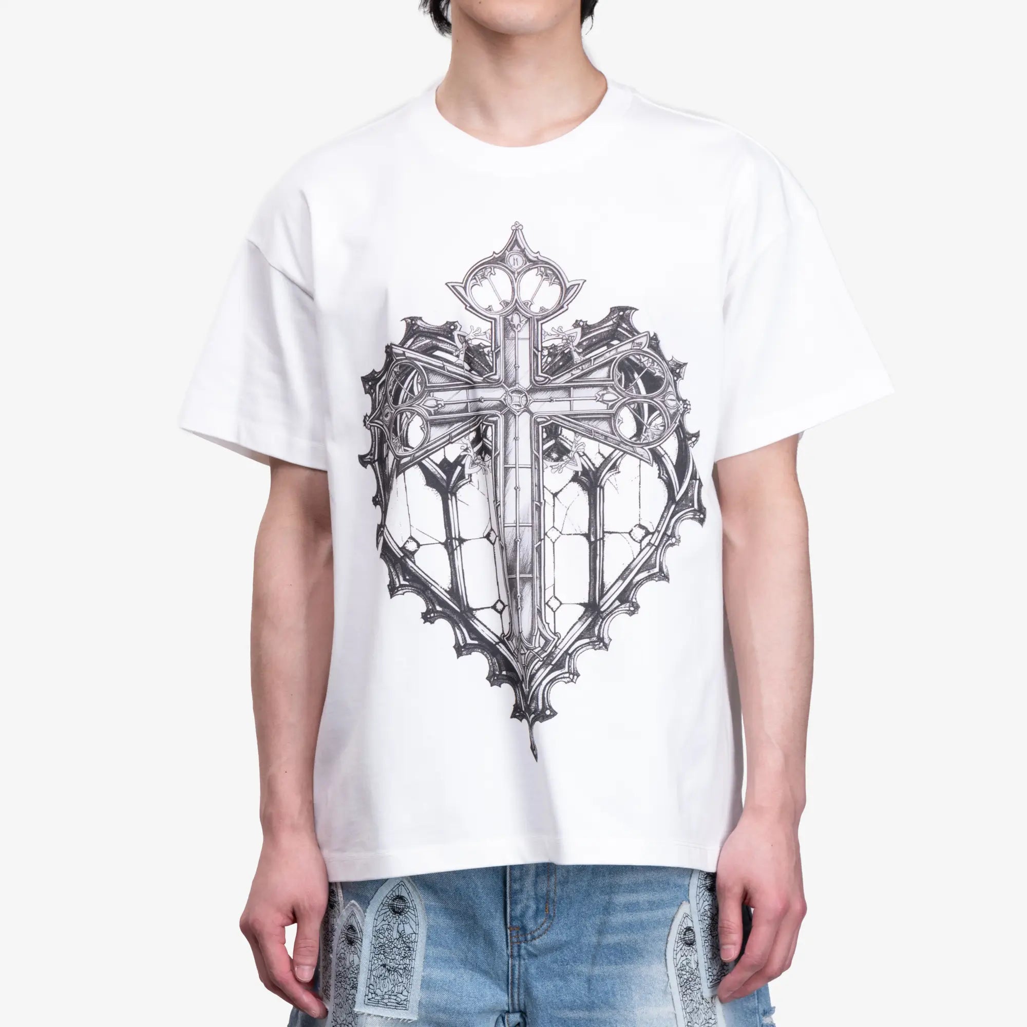 Who Decides War Sacred Heart T-Shirt Cloud - 1