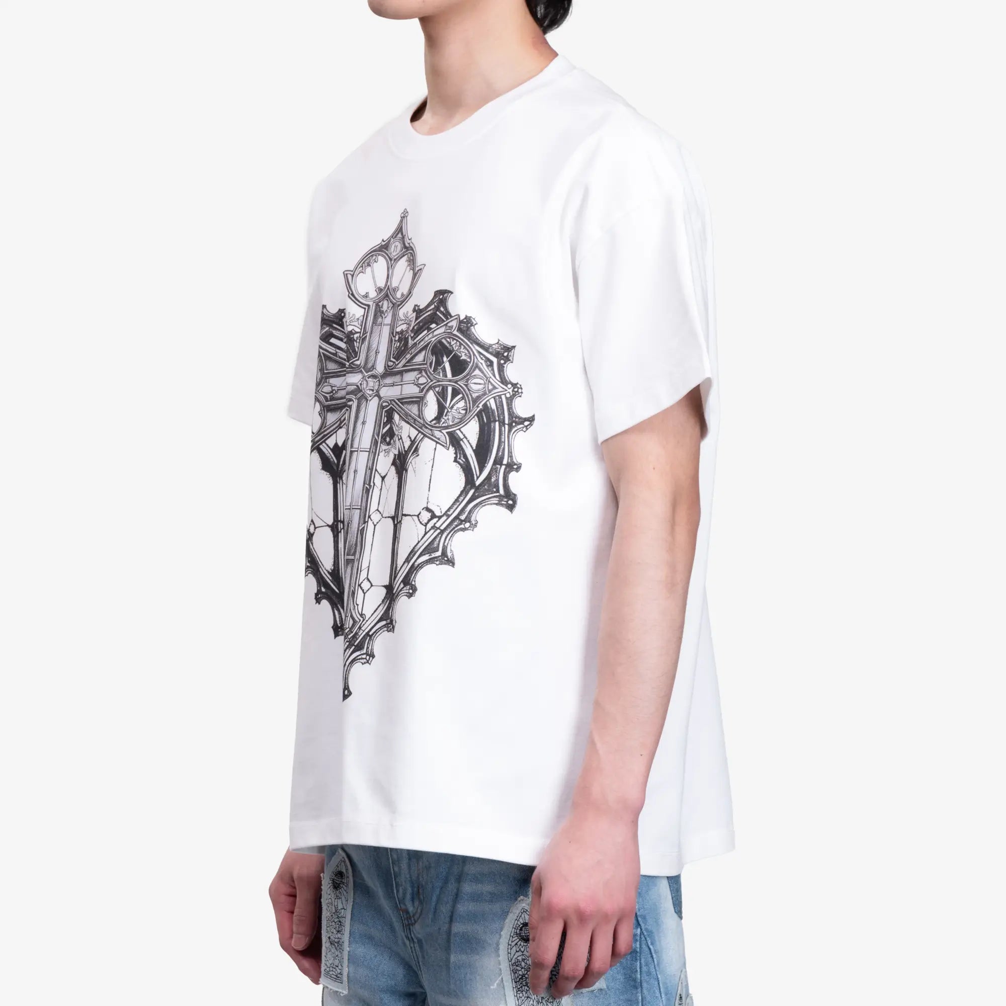Who Decides War Sacred Heart T-Shirt Cloud - 3