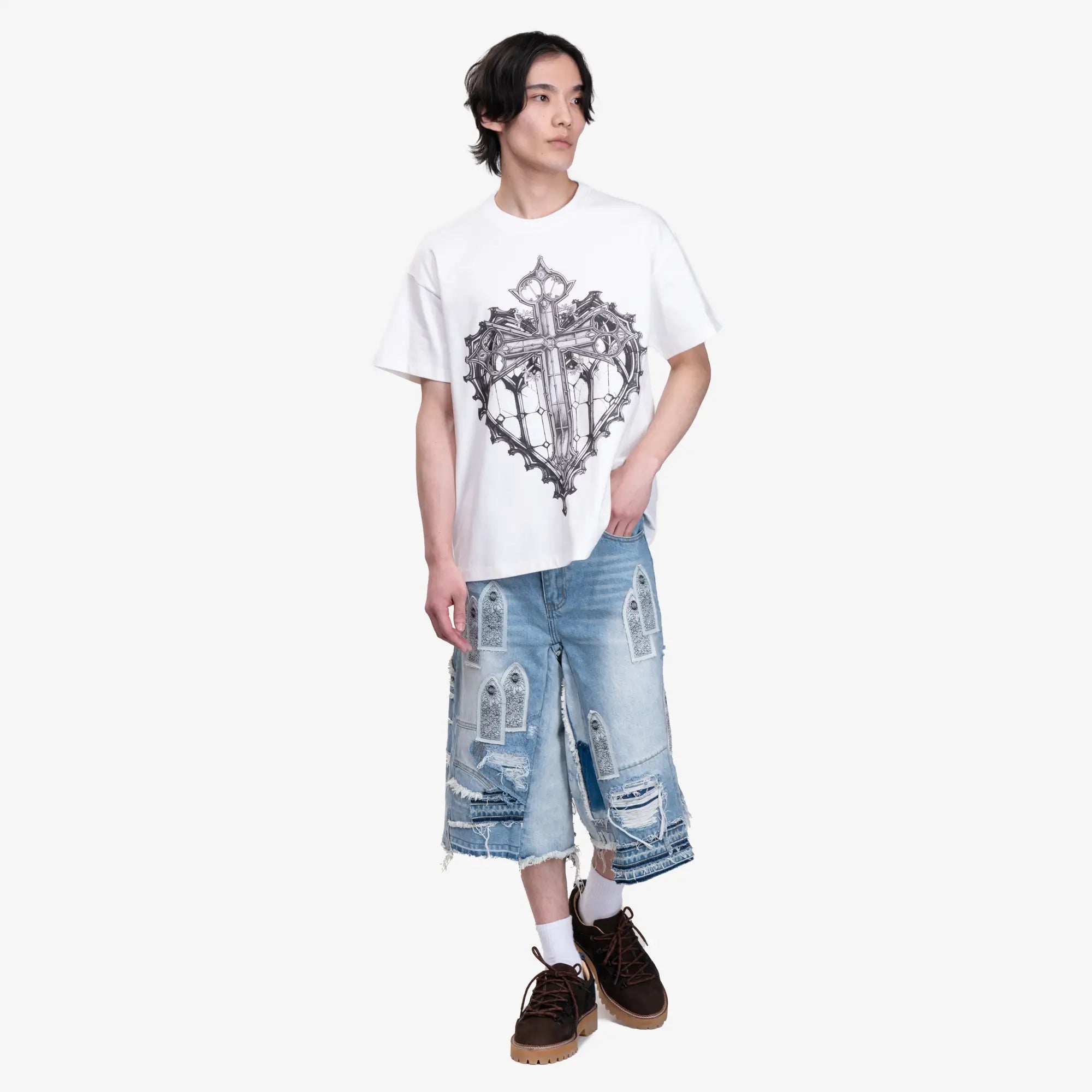Who Decides War Sacred Heart T-Shirt Cloud - 2