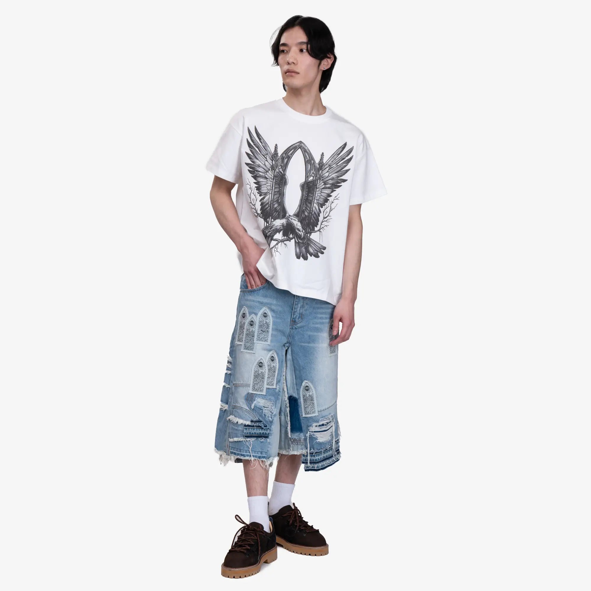 Who Decides War Soaring Window T-Shirt Cloud - 2