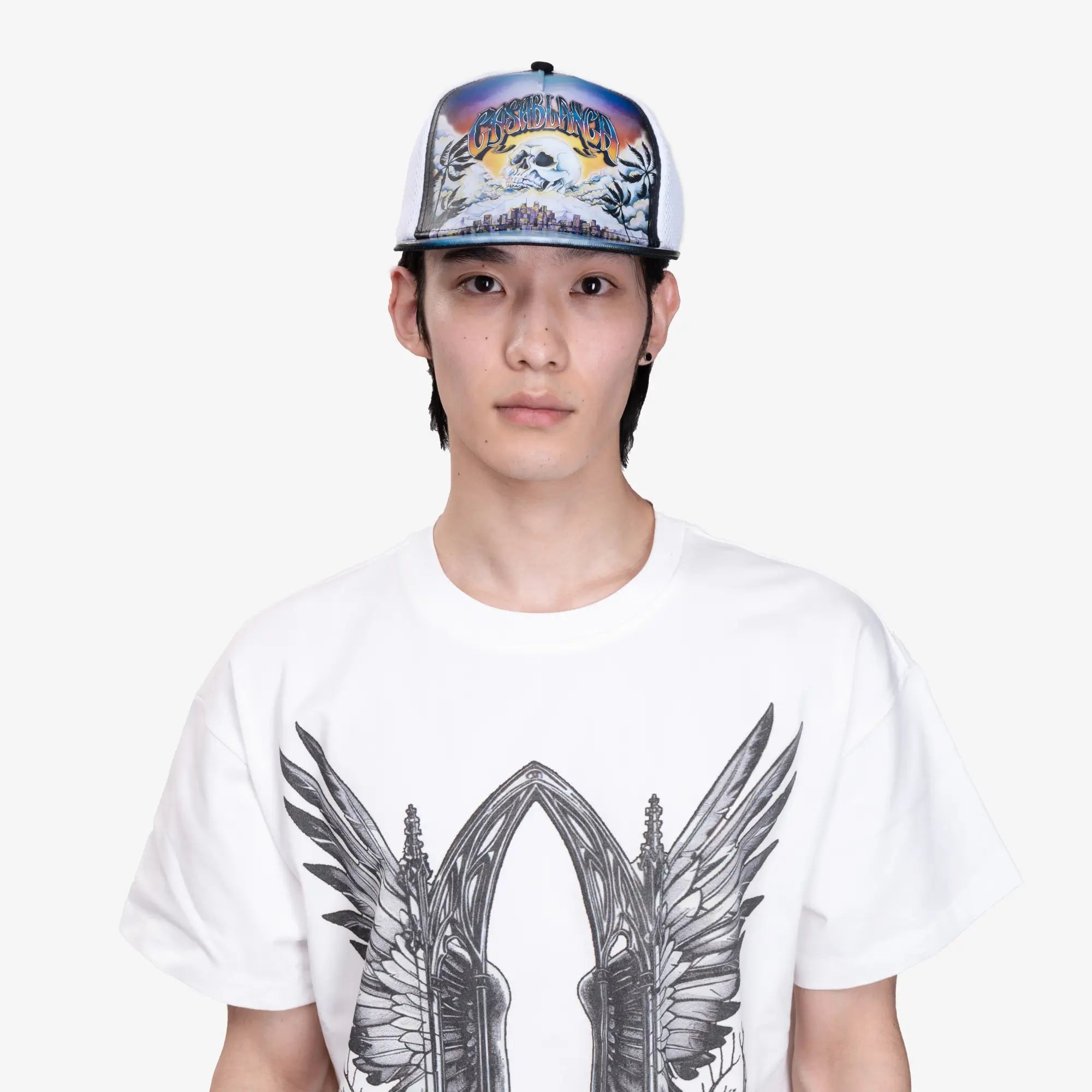 Casablanca Le Premonition Trucker Cap White - 2