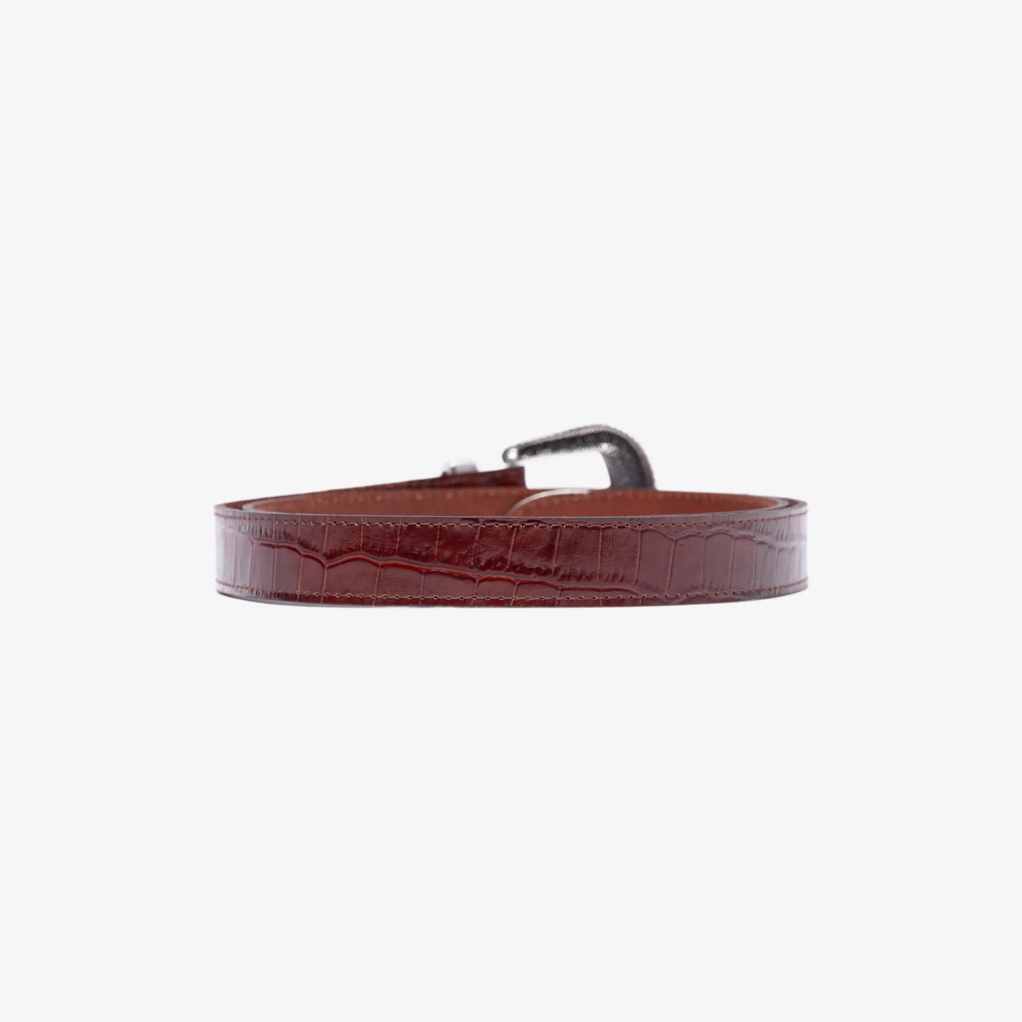 Drôle de Monsieur La Ceinture Croco Brown - 3
