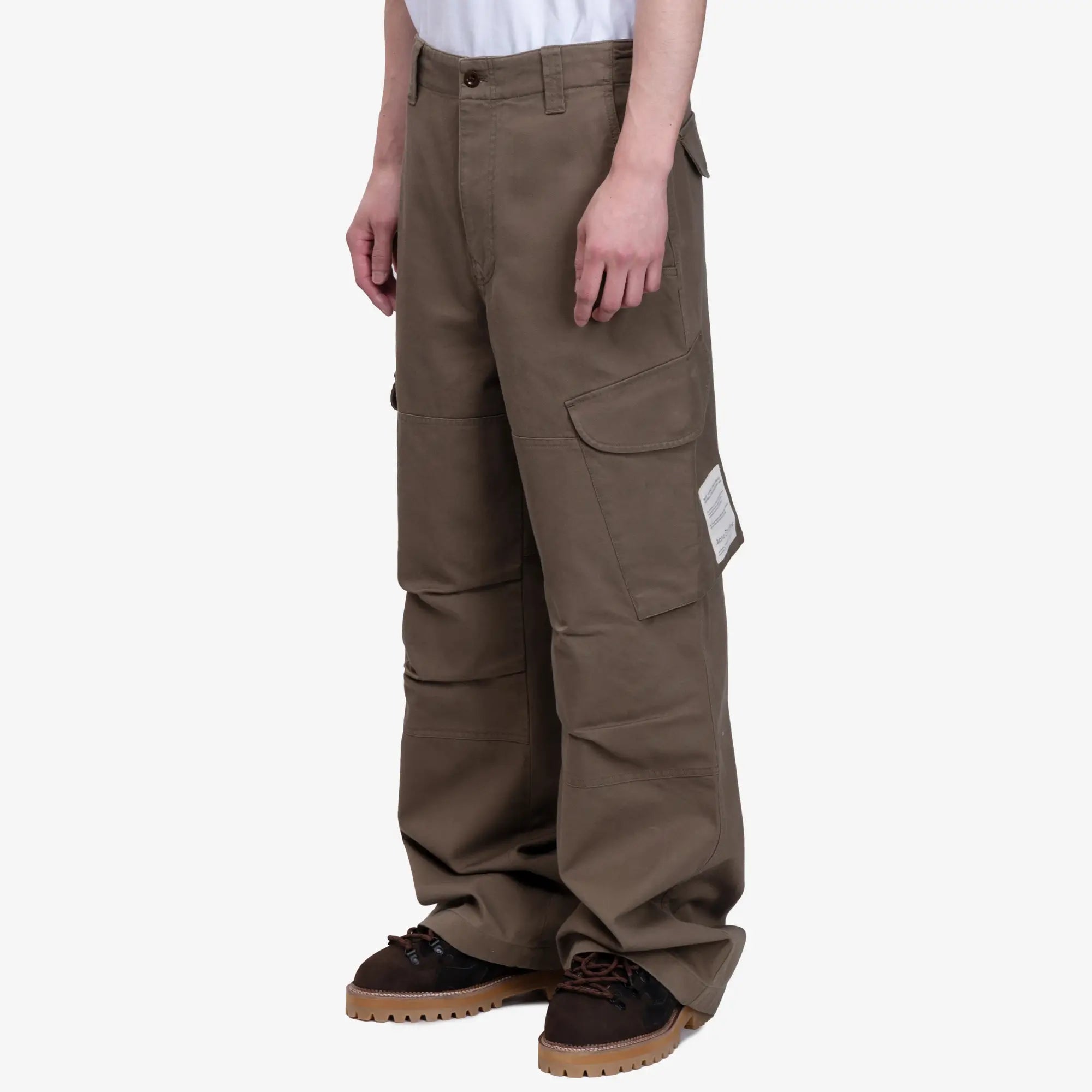 Acne Studios Cargo Trousers Green - 3