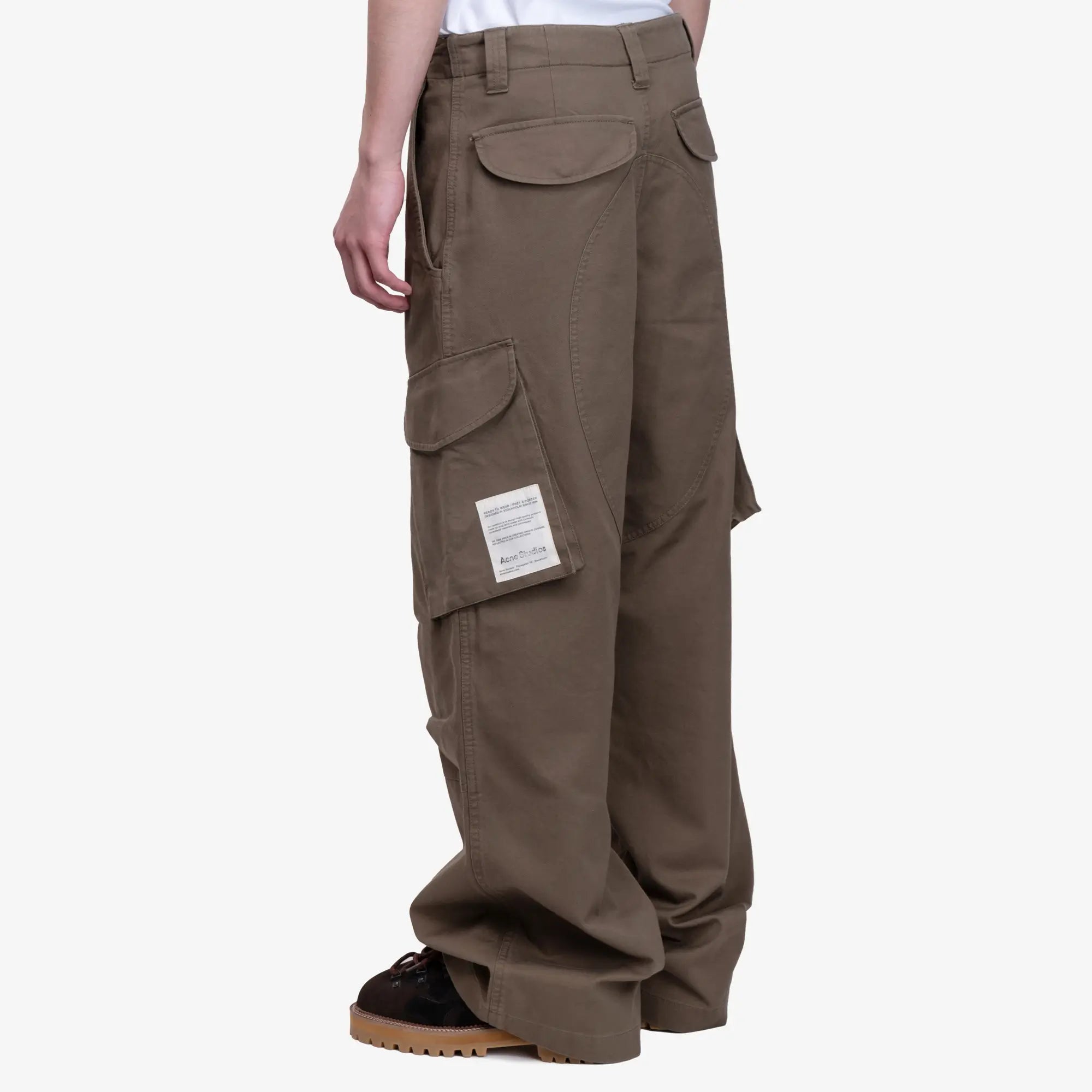 Acne Studios Cargo Trousers Green - 4