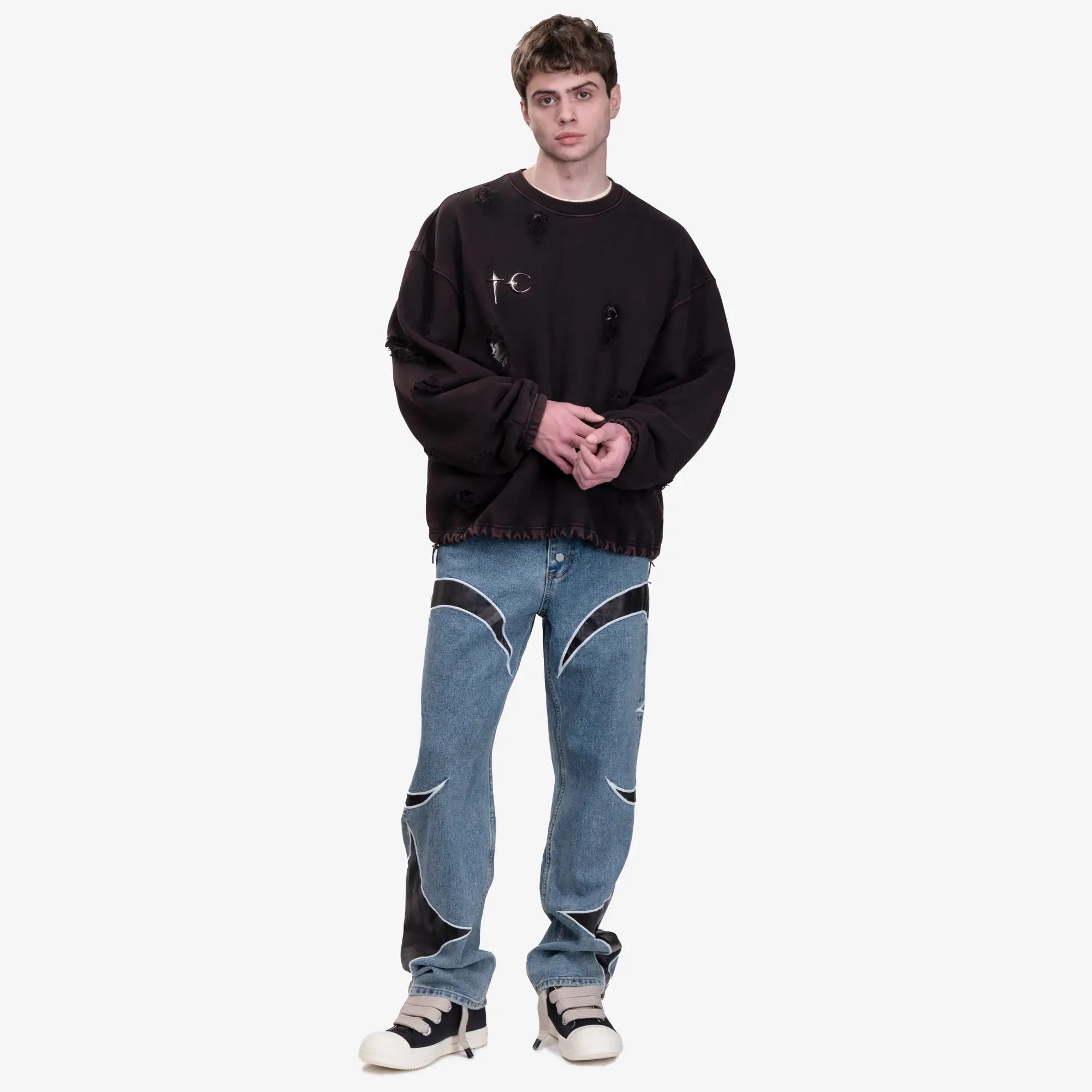 Thug Club War Victim Sweatshirt Black - 2
