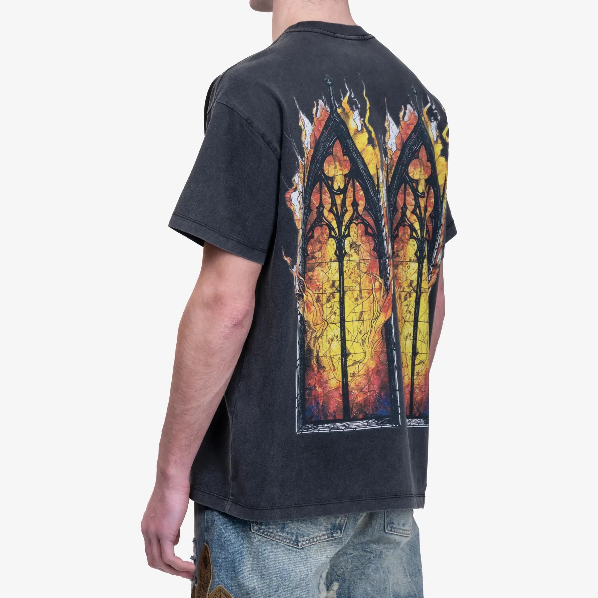 Who Decides War Ember Chapel T-Shirt Coal - 3