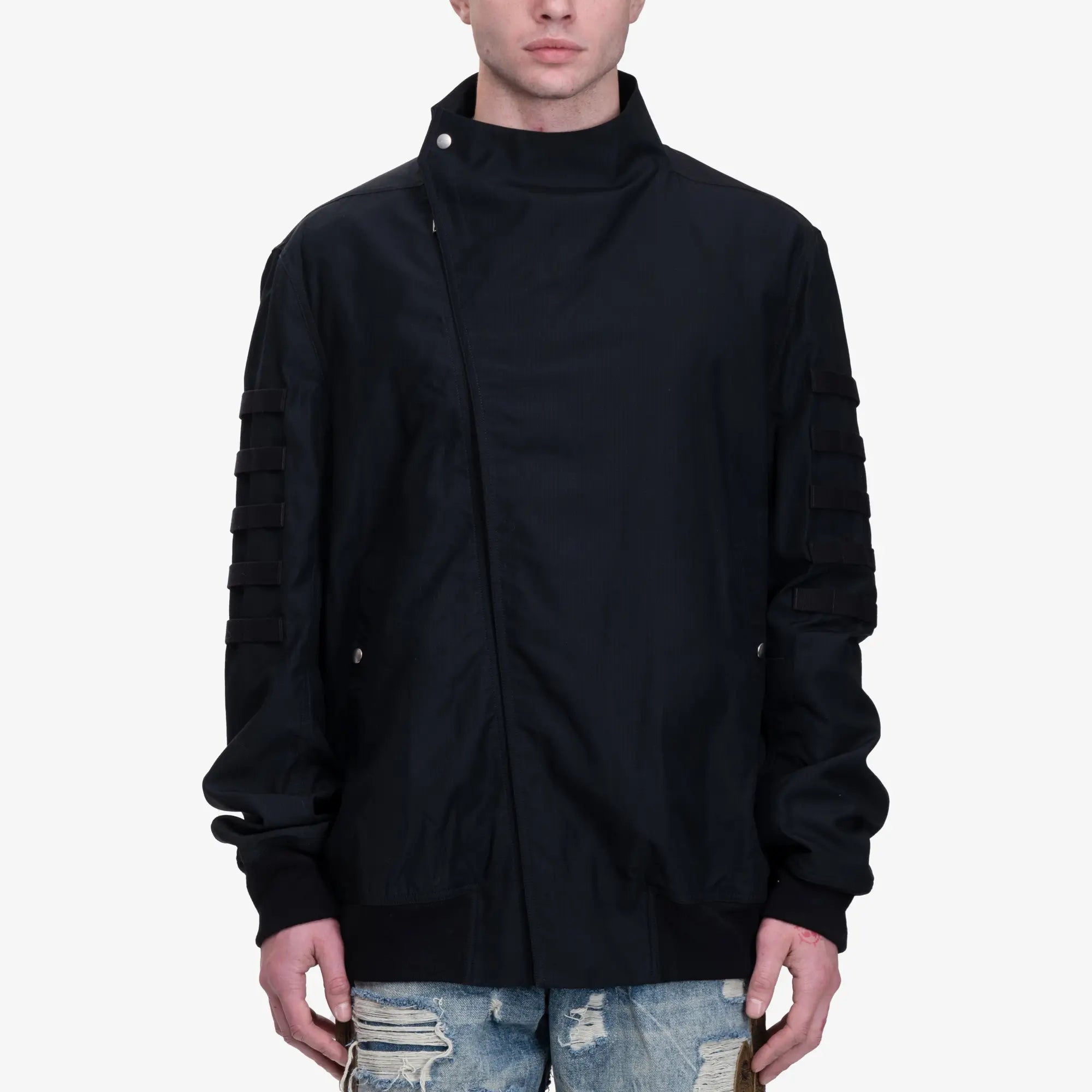 Rick Owens Unisex Hollywood Runway Anthem Jacket Black - 1