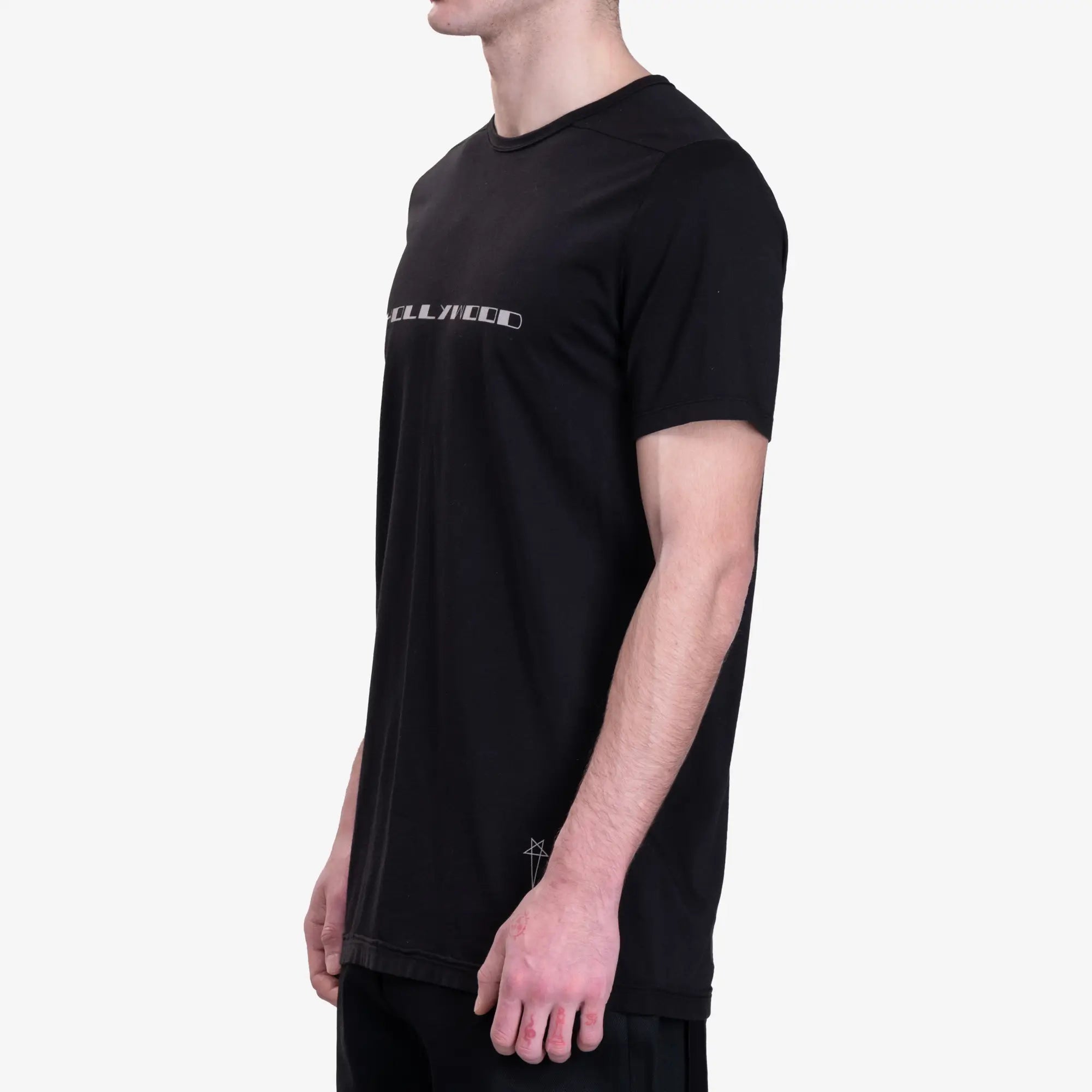 Rick Owens DRKSHDW Mens Hollywood Level T-Shirt in Black