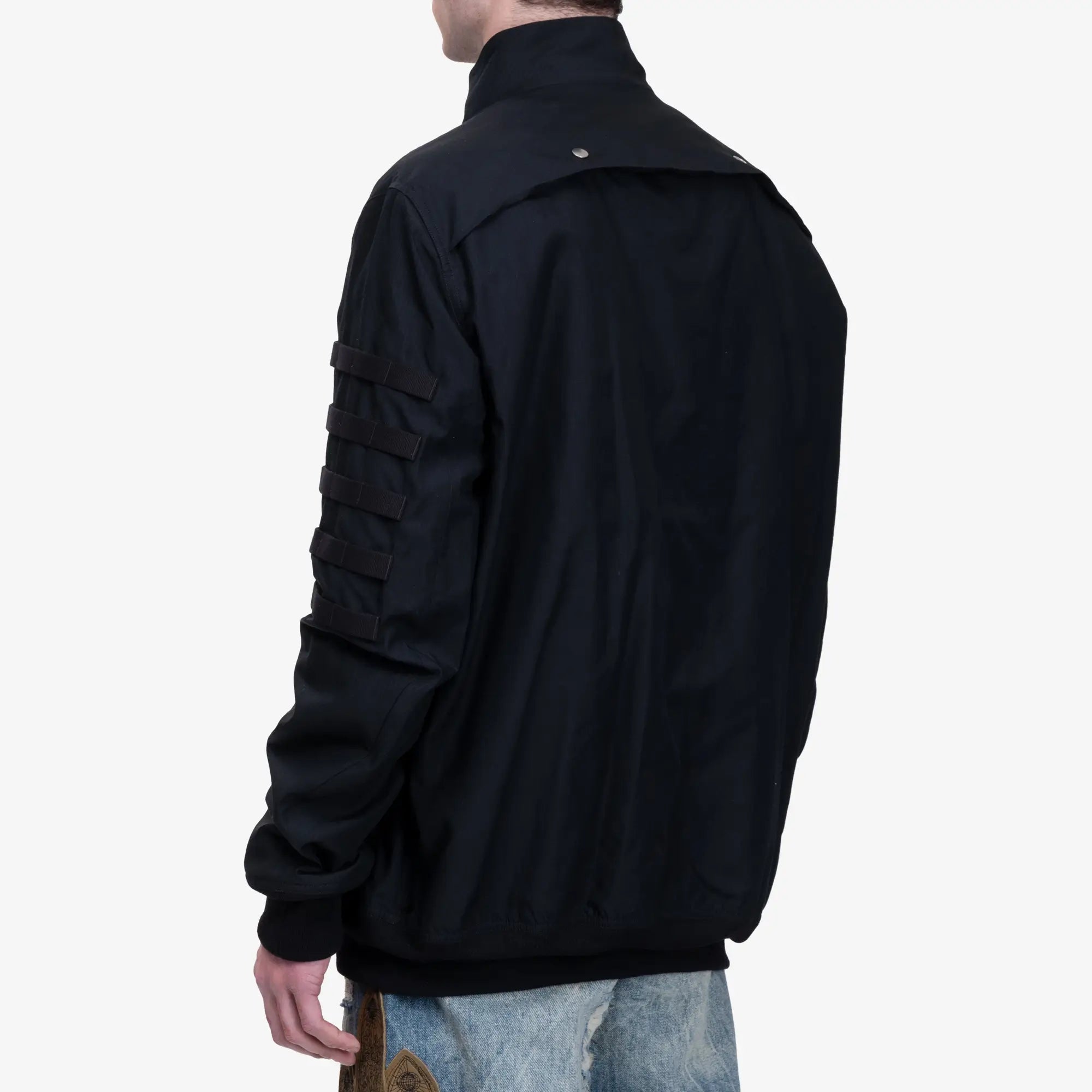 Rick Owens Unisex Hollywood Runway Anthem Jacket Black - 4