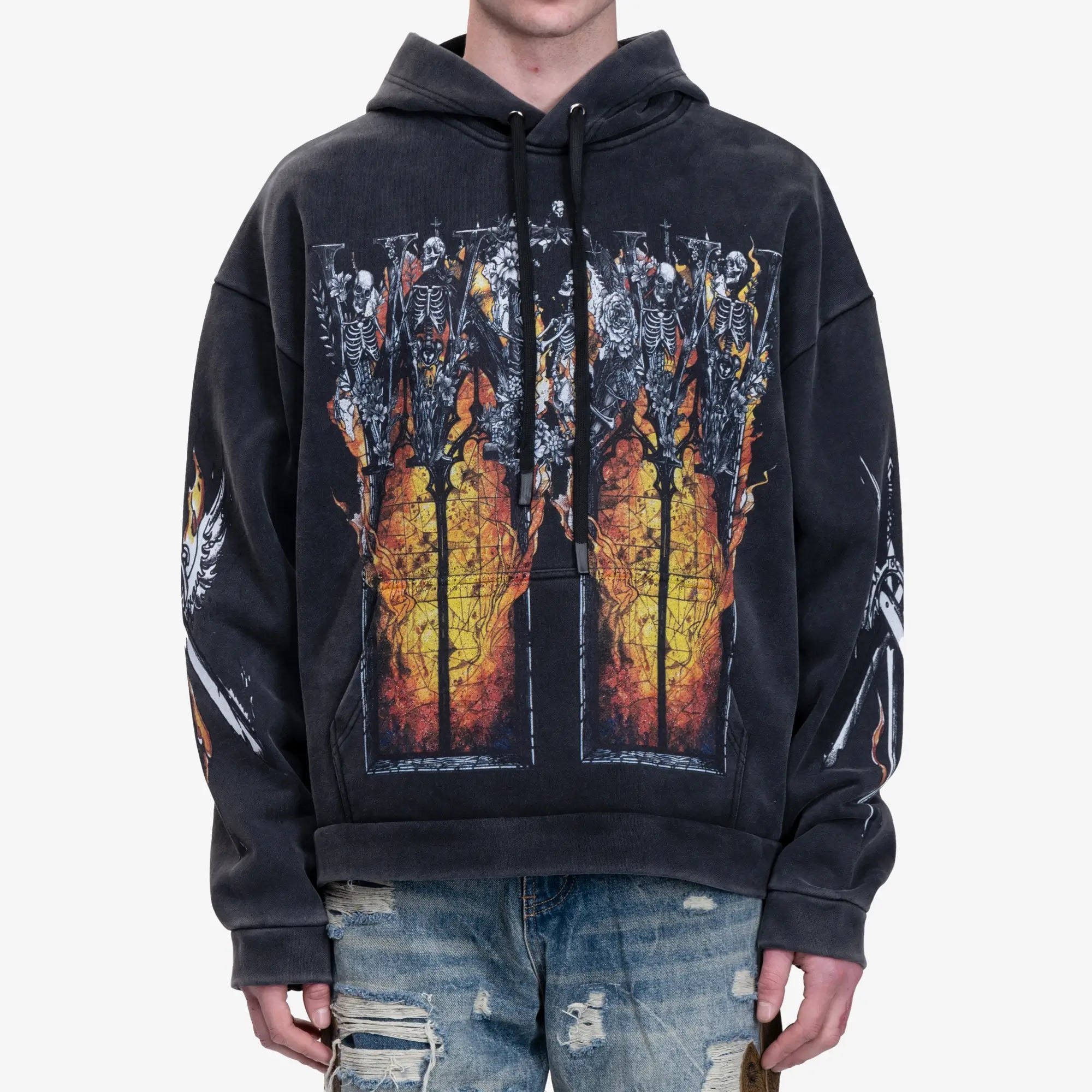 Who Decides War Ember Chapel Hoody Coal - 1