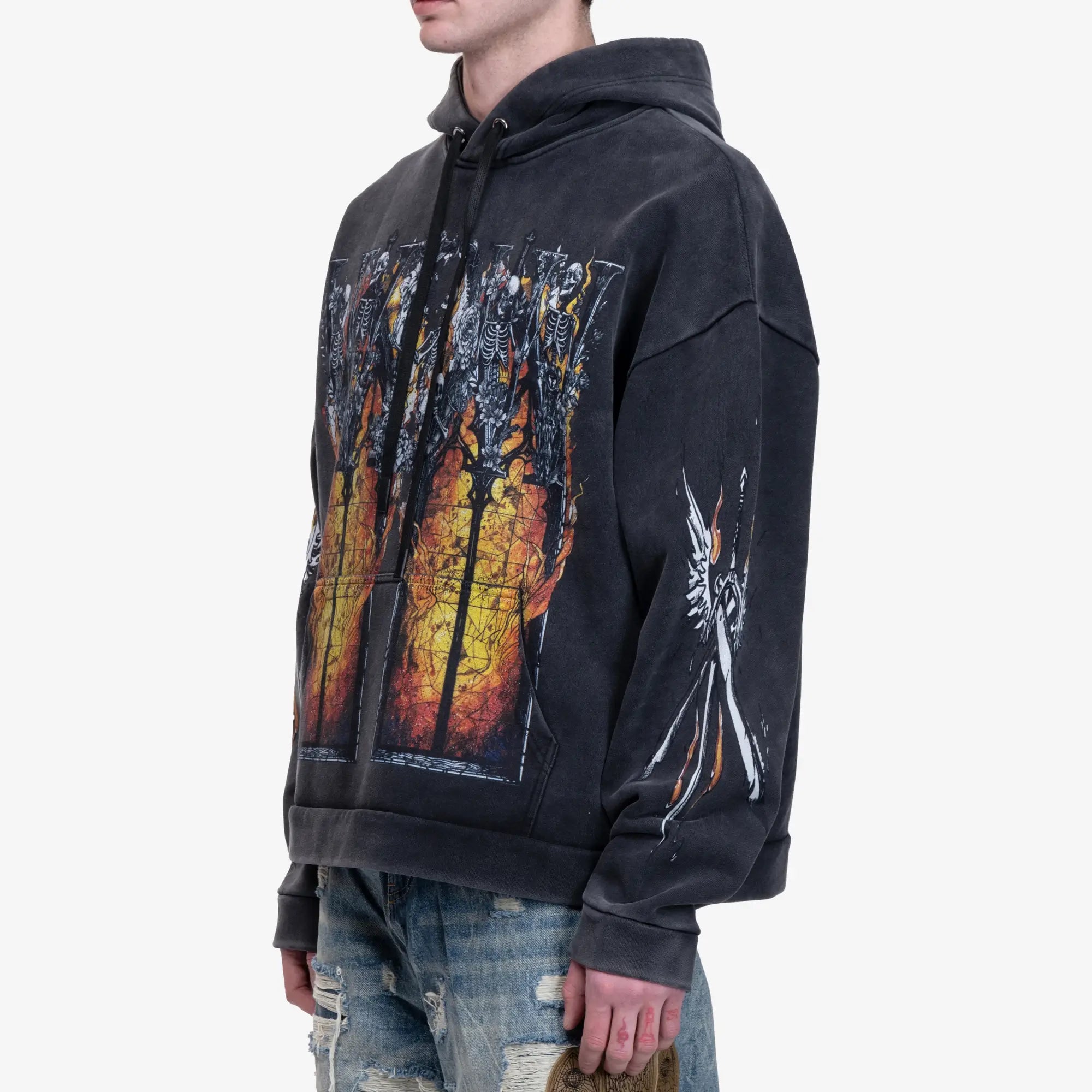 Who Decides War Ember Chapel Hoody Coal - 3