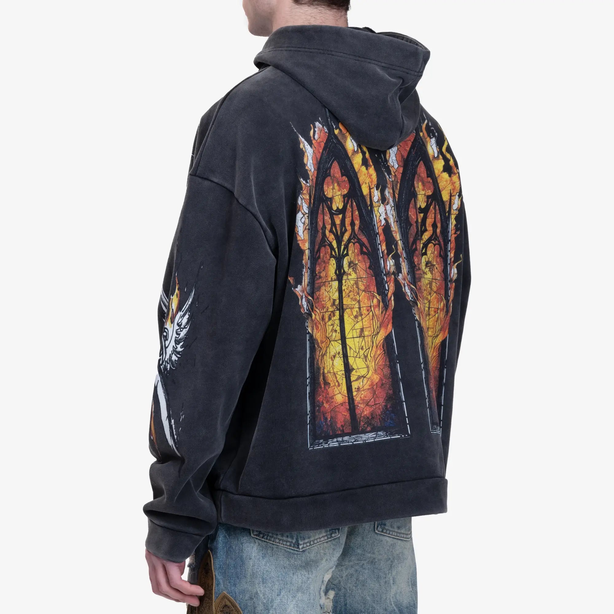 Who Decides War Ember Chapel Hoody Coal - 4