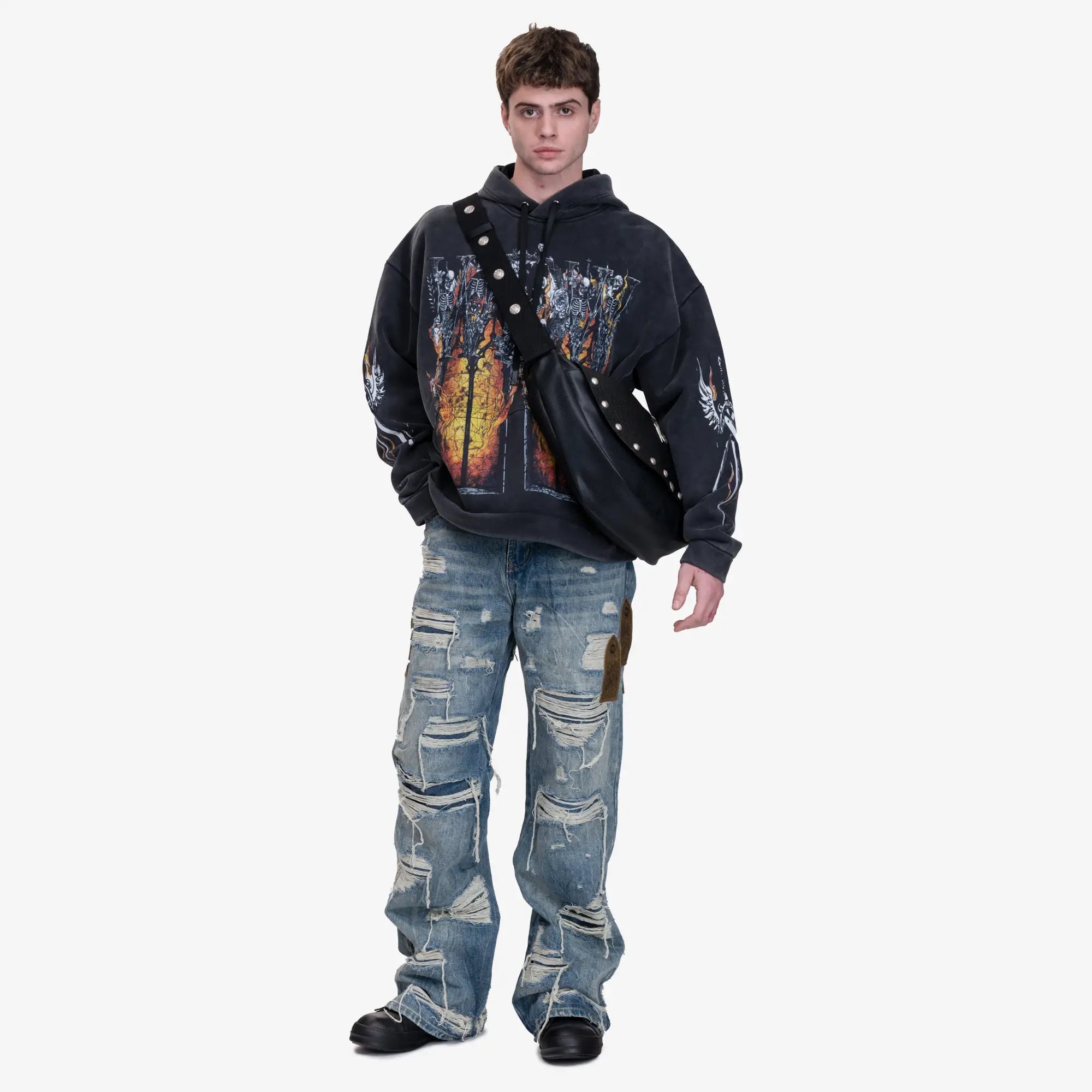 Who Decides War Ember Chapel Hoody Coal - 2