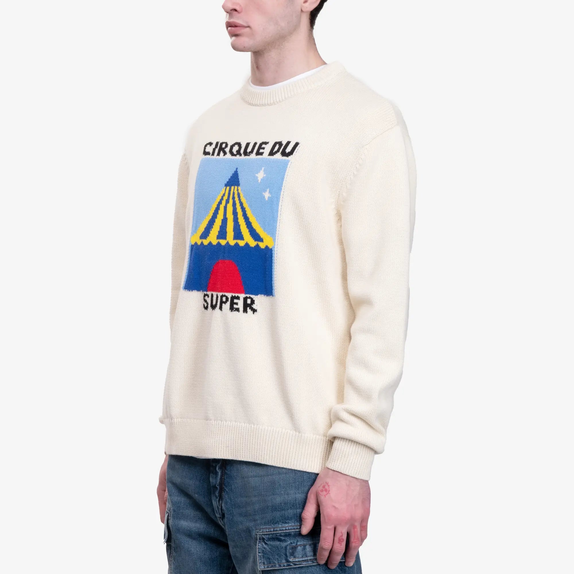 KidSuper Cirque du Super Sweater Cream - 3