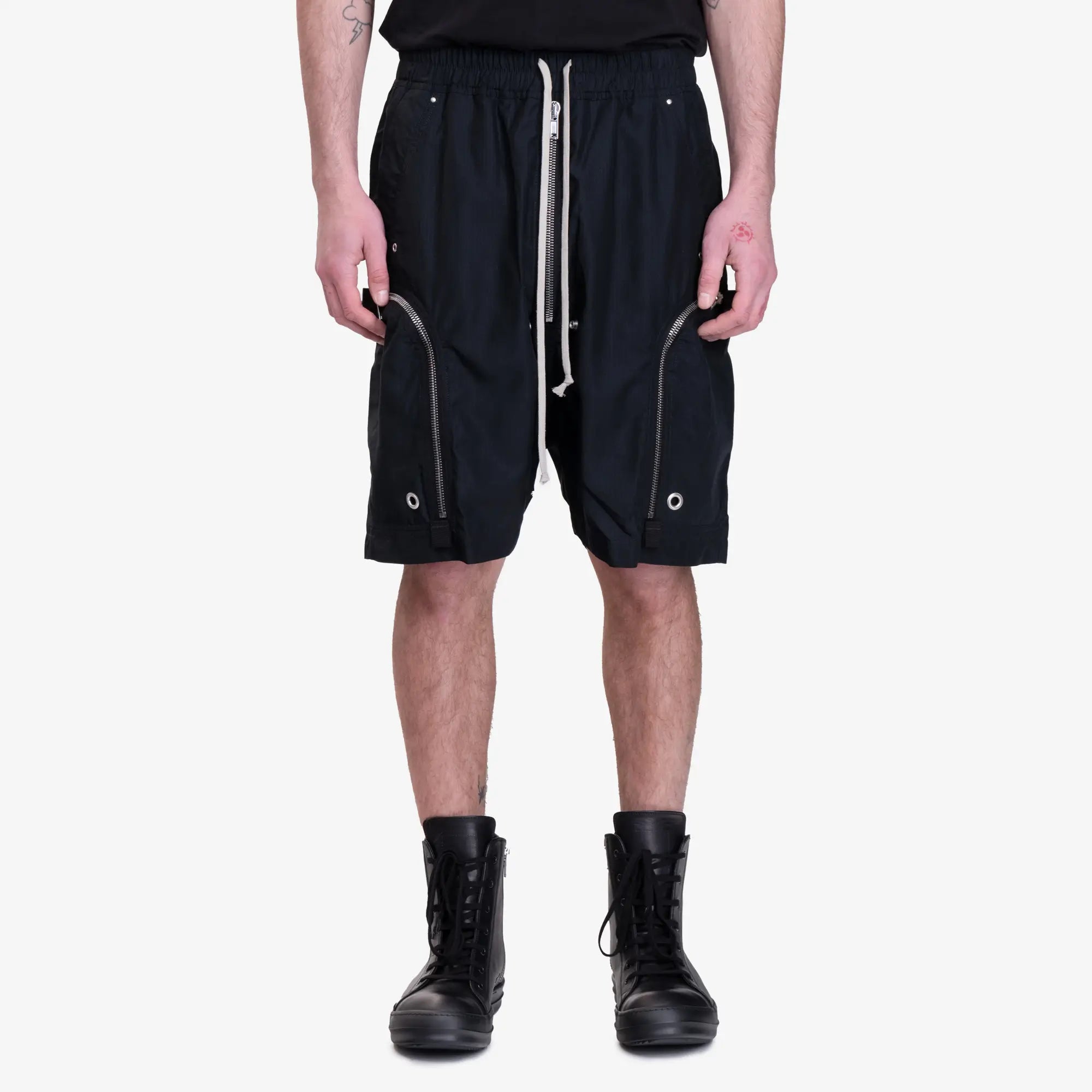 Rick Owens DRKSHDW Bauhaus Shorts Black - 1