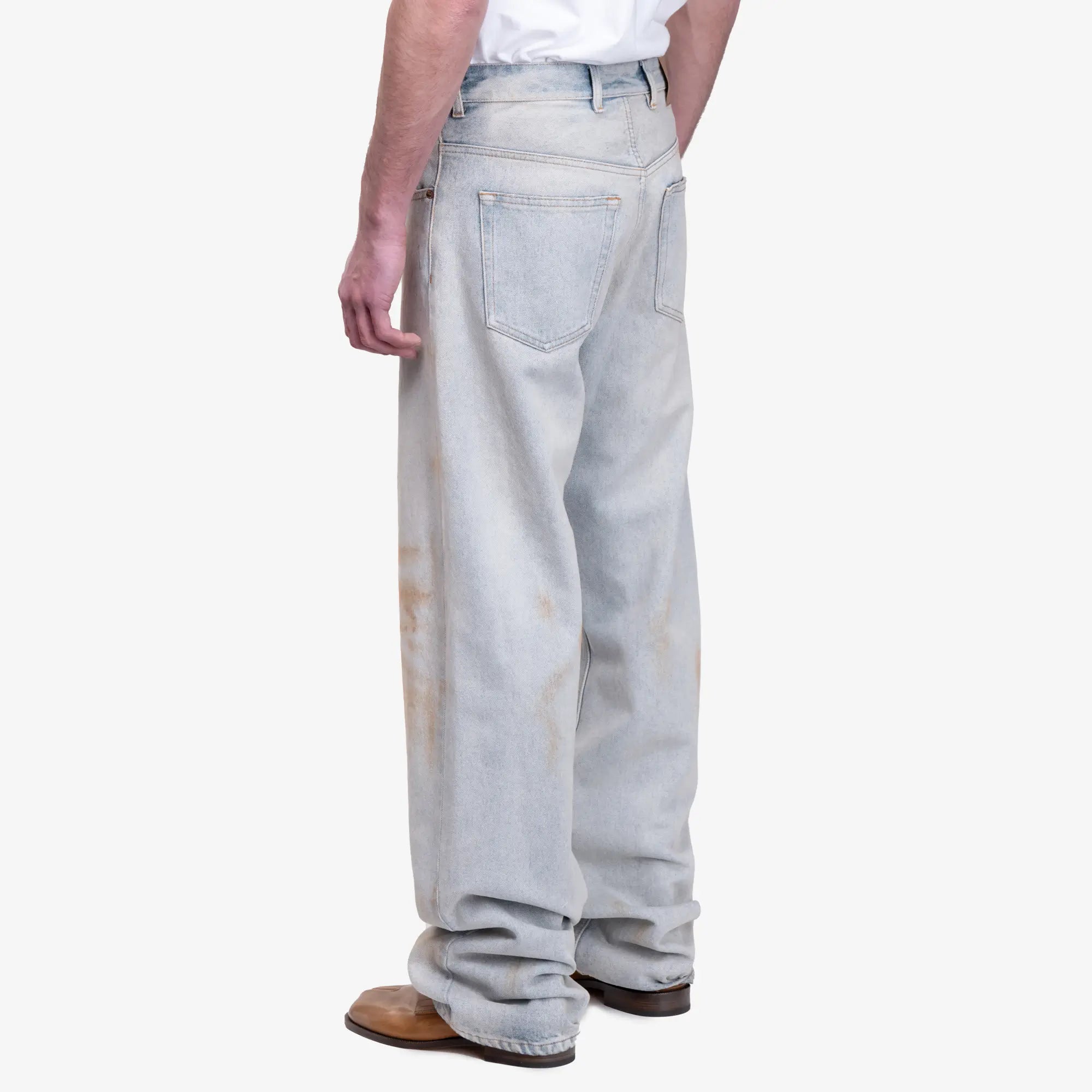 MM6 Distressed Jeans Light Blue - 4