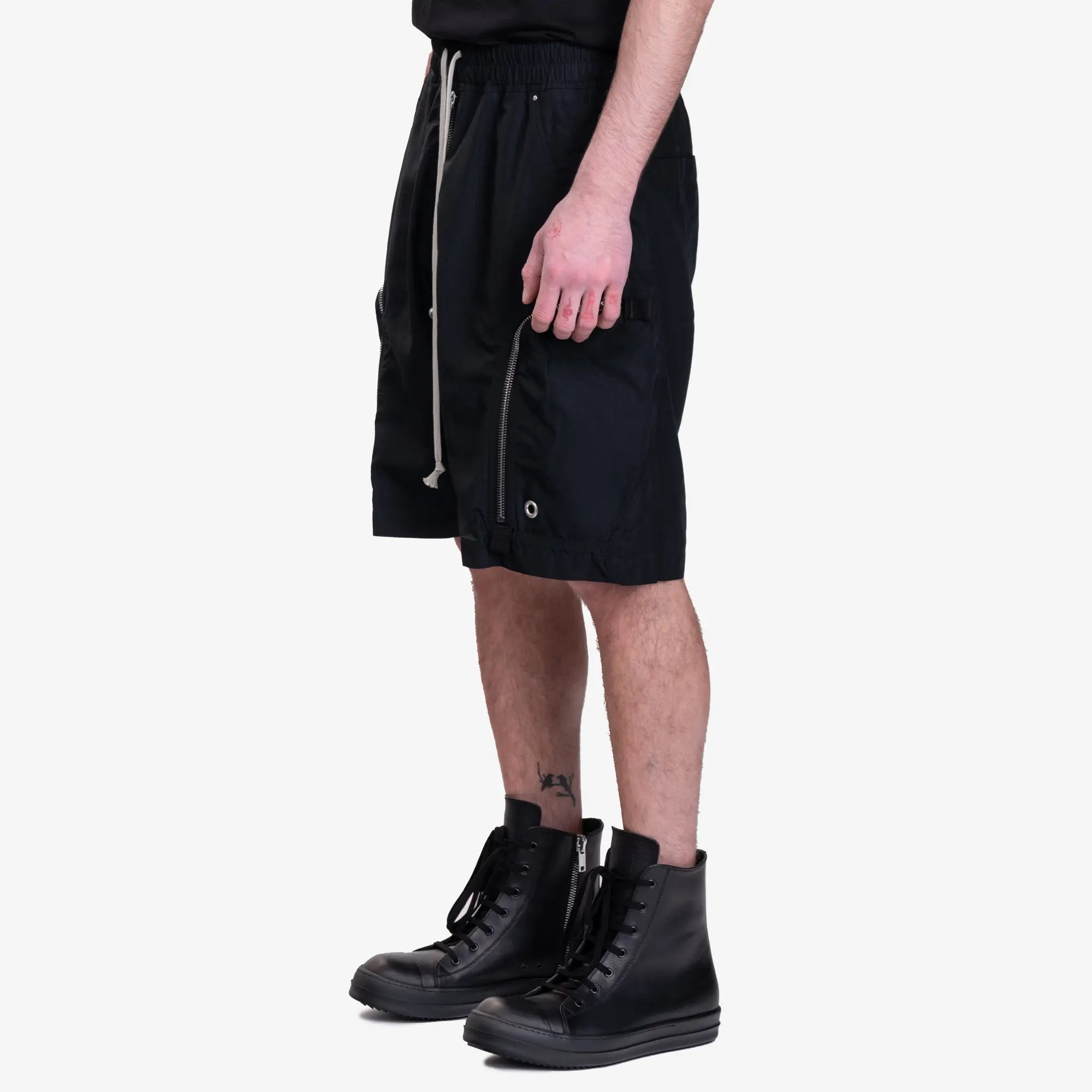 Rick Owens DRKSHDW Bauhaus Shorts Black - 3