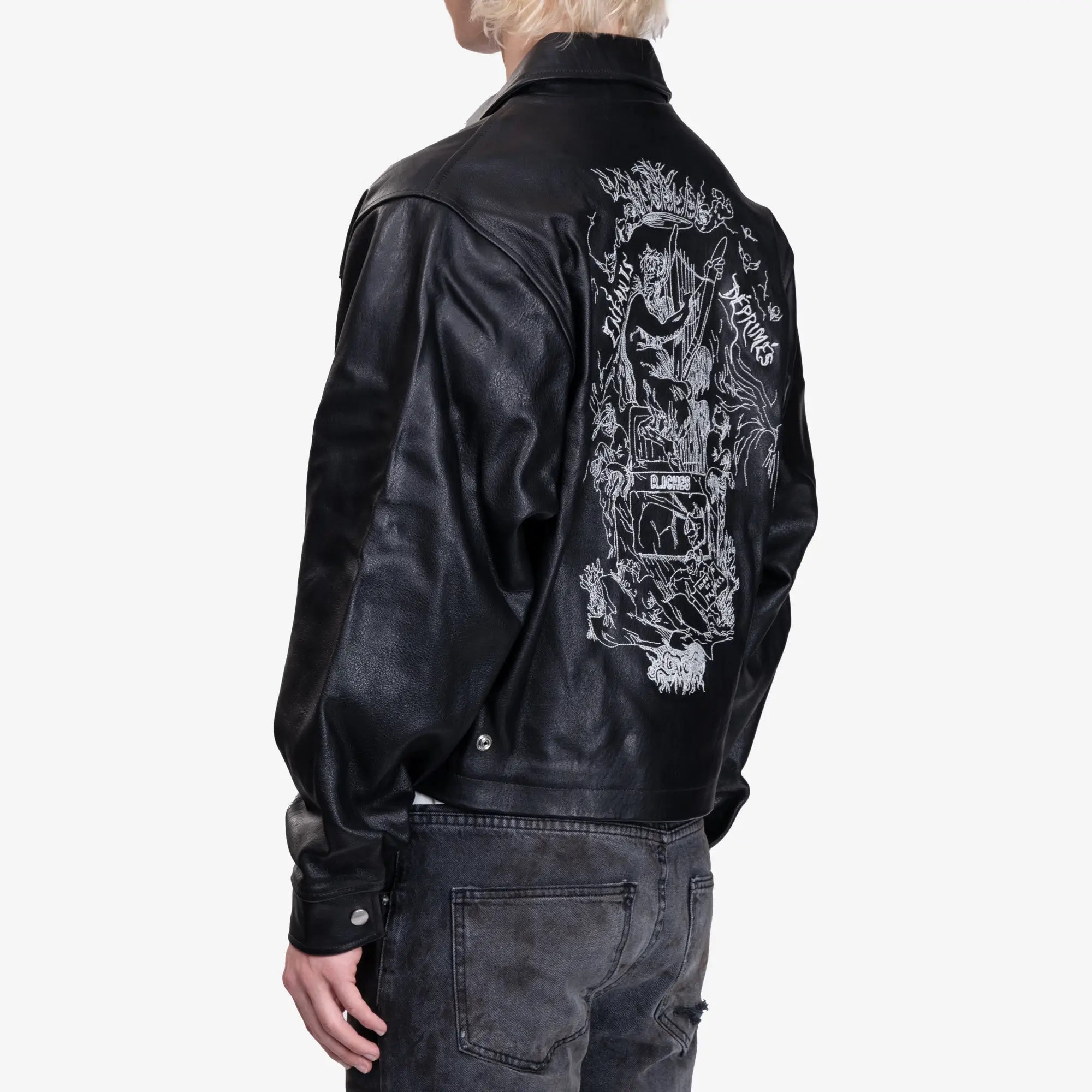 Enfants Riches Deprimes Principe de L'Amour Western Jacket Black - 4