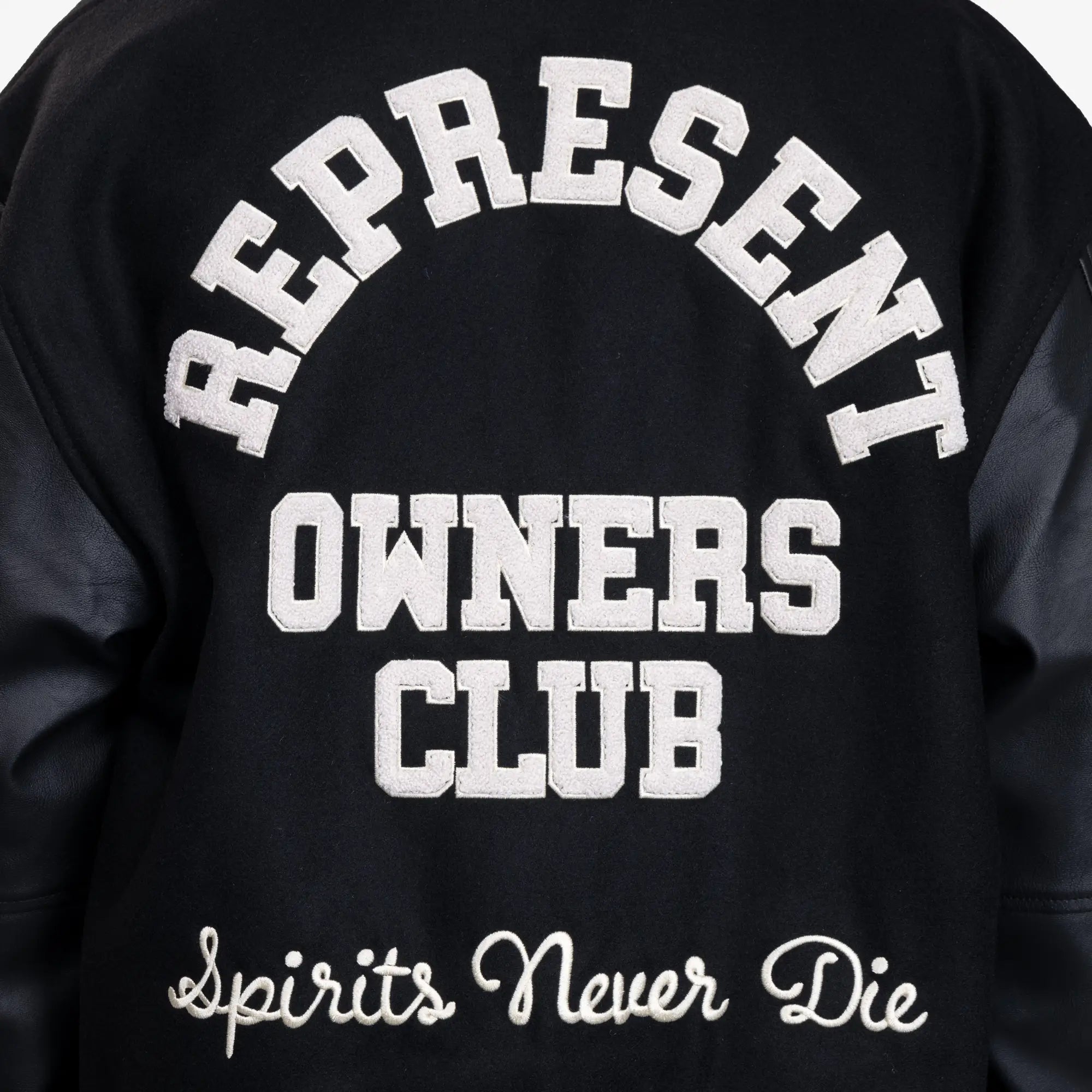 Represent Owners Club Varsity Jacket Black - 6