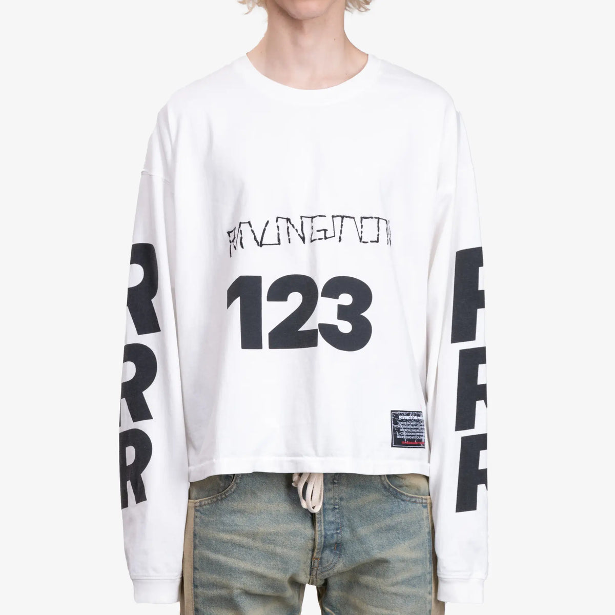 RRR123 USO-123 CVA LS TEE MAX WHITE サイズＬ RRR123 Rivington Roi Rebis Mens USO 123 CVA Long Sleeve T-Shirt