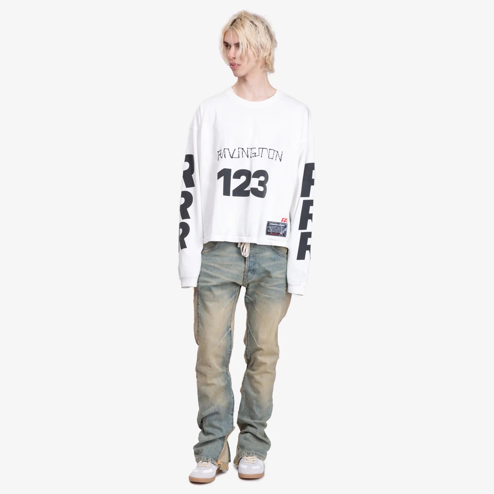 RRR123 USO 123 CVA LS T-Shirt Max White - 2