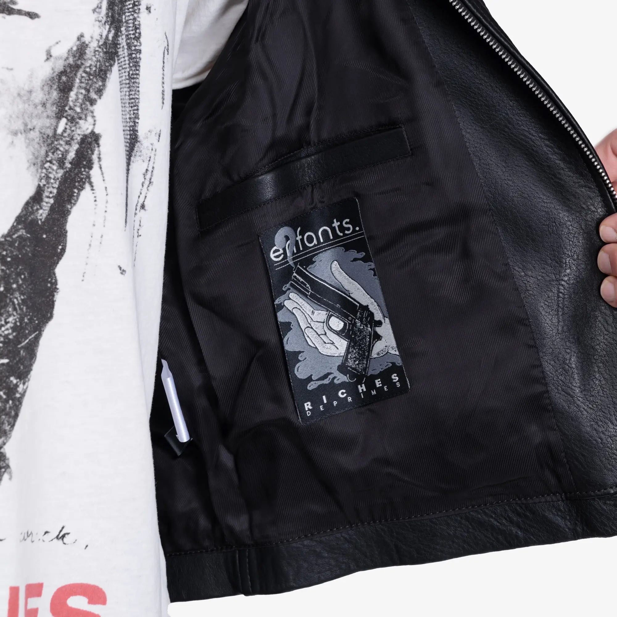 Enfants Riches Deprimes Principe de L'Amour Western Jacket Black - 5