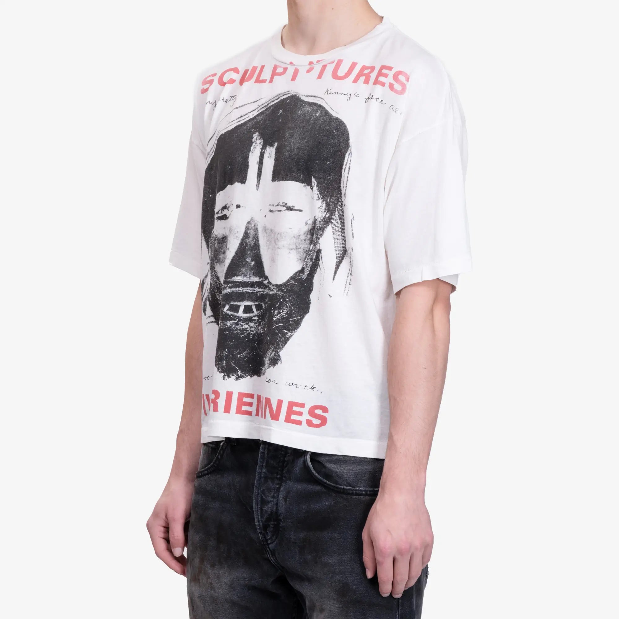Enfants Riches Deprimes Sculptures Ivoiriennes T-Shirt Faded White - 3