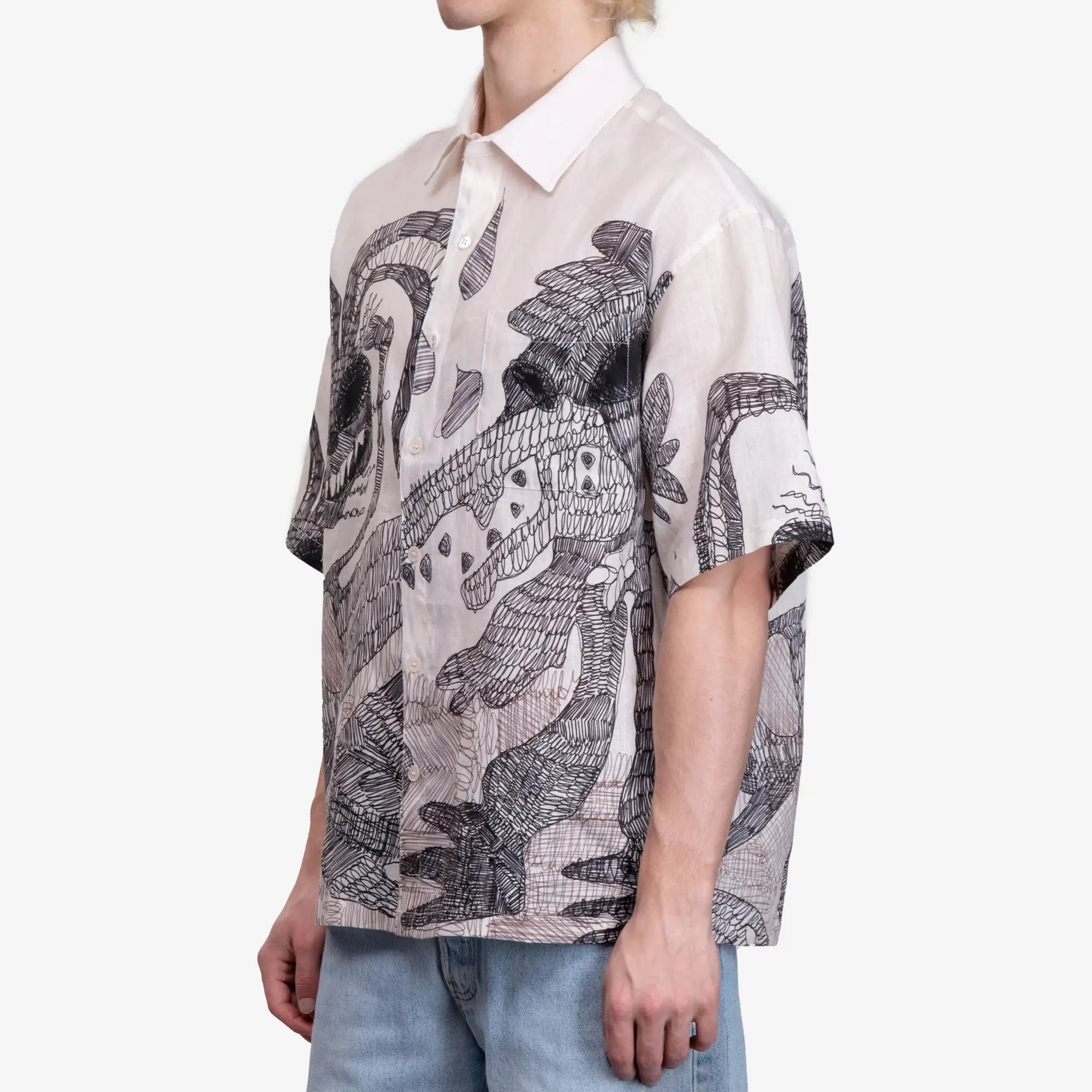 Dom Rebel Hao SS Shirt Beige - 3