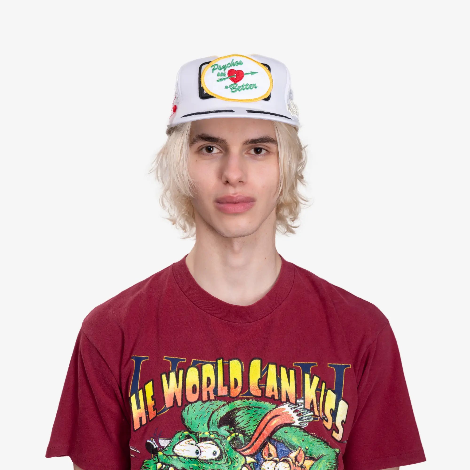 Better With Age Psycho Vintage Hat White - 5