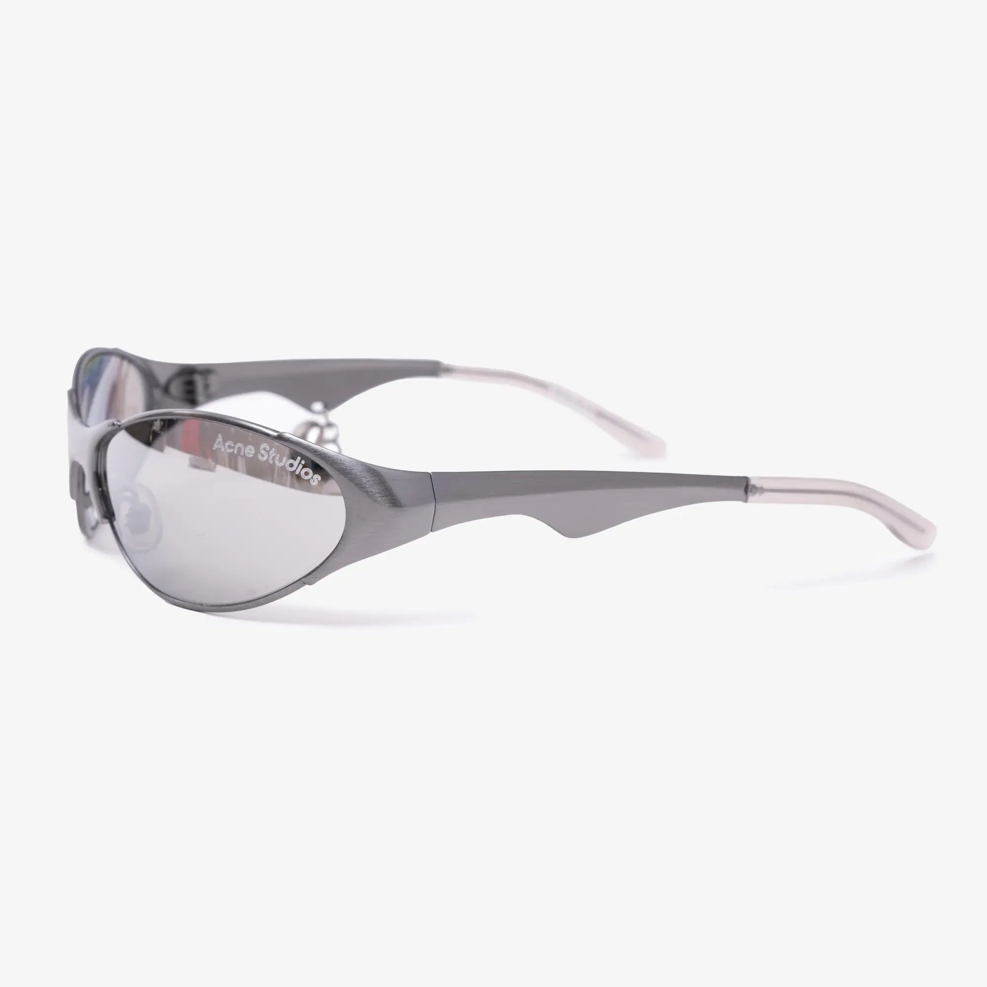 Acne Studios Metal Frame Charm Sunglasses Antique Silver - 3