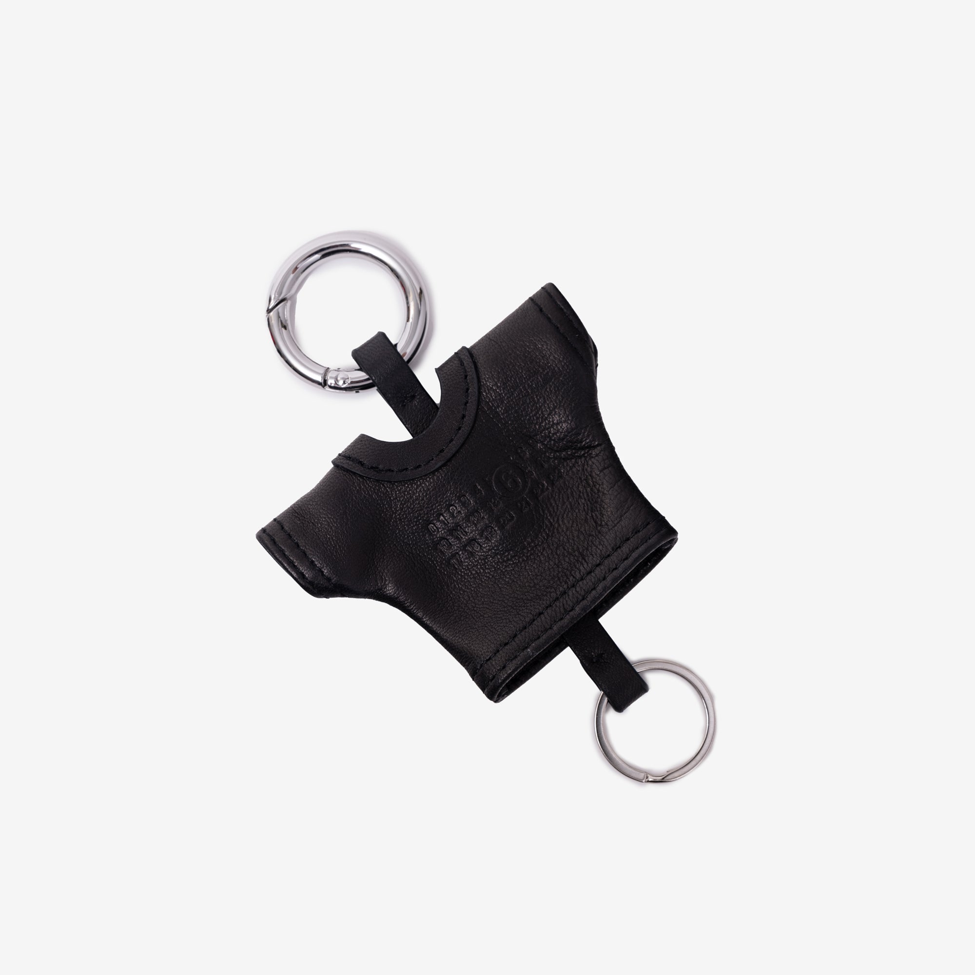 MM6 Key Chain Bag Charm Black - 2