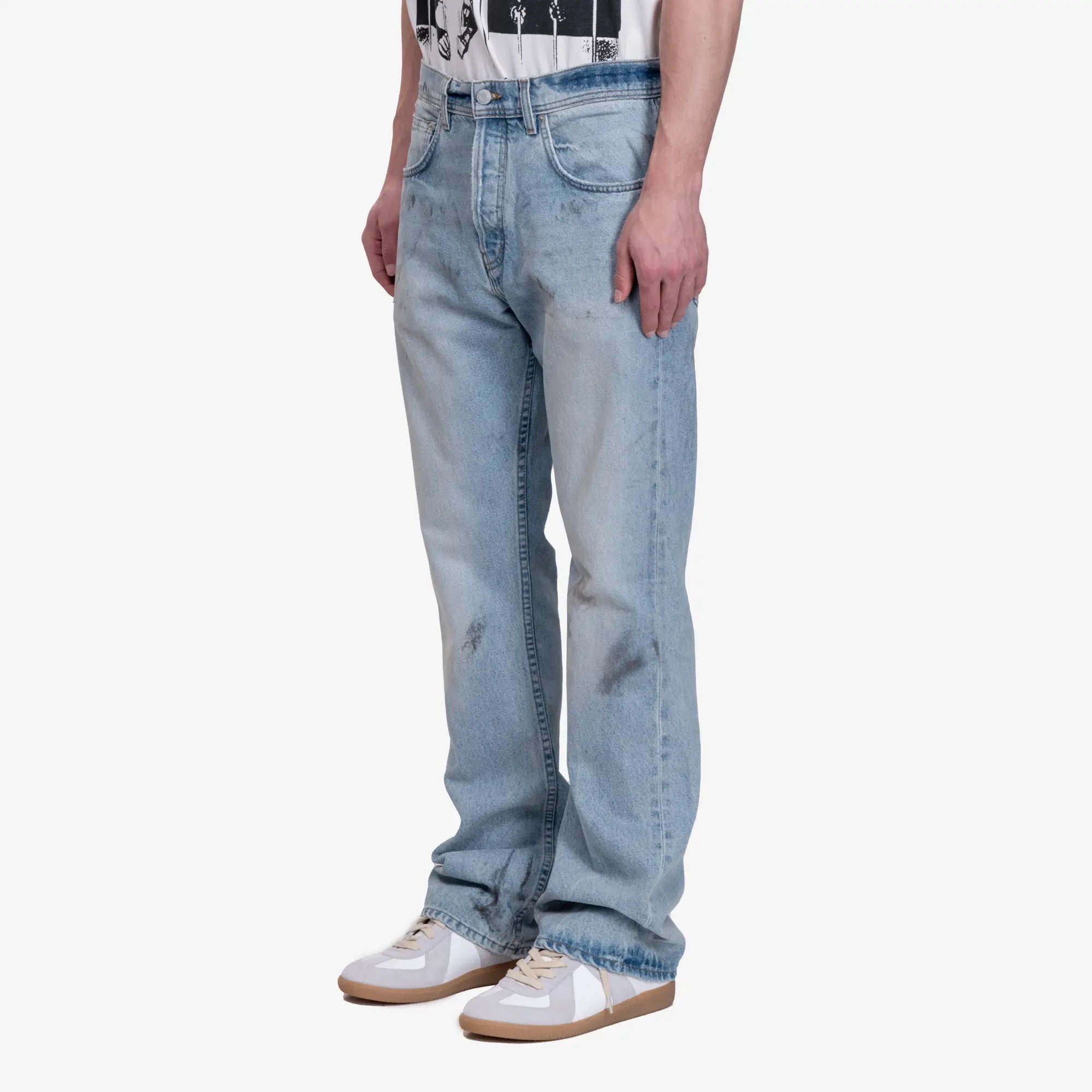 Enfants Riches Deprimes Classic Flare Leg Jeans Dirty Blue - 3