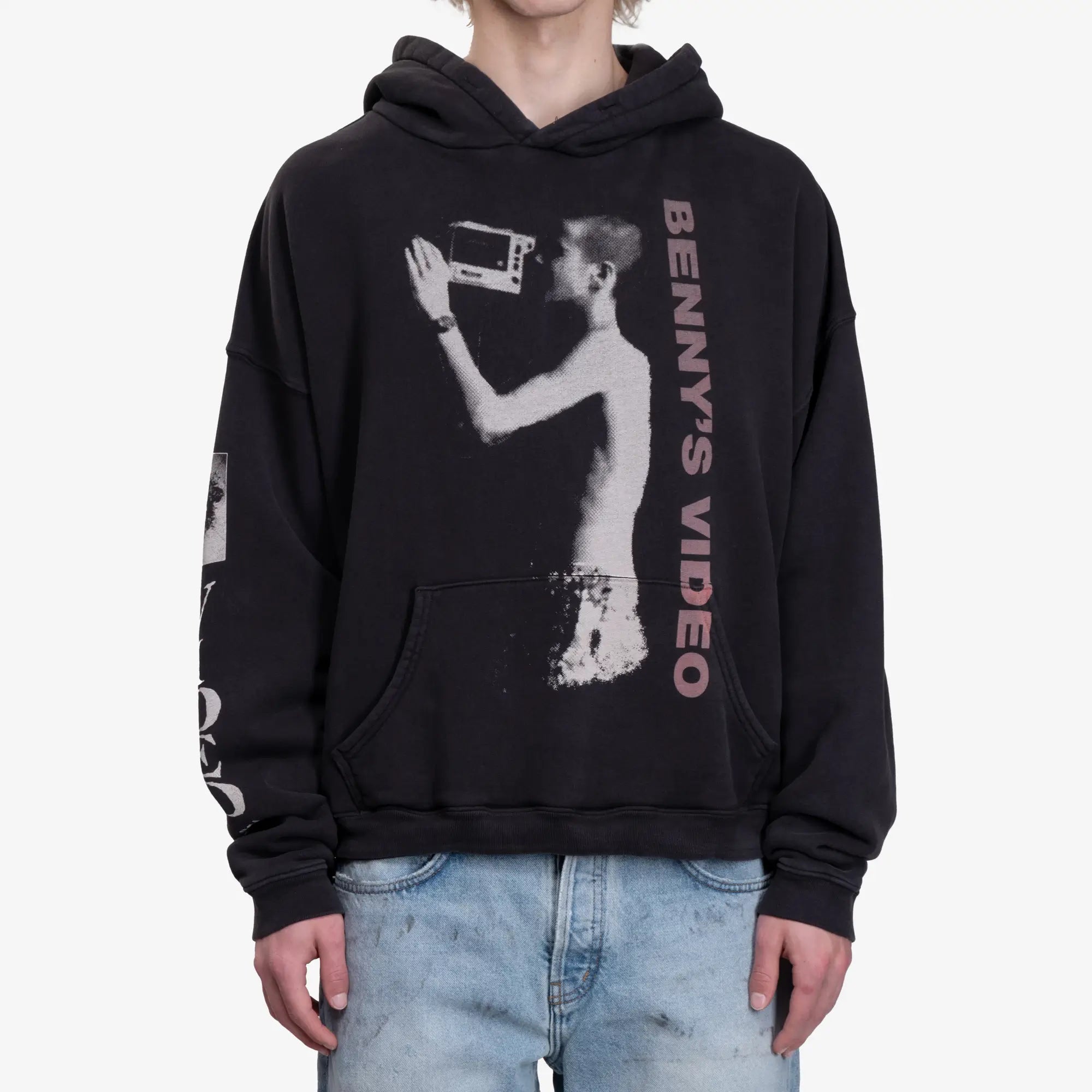 Enfants Riches Deprimes Benny's Video Hoody Faded Black - 1