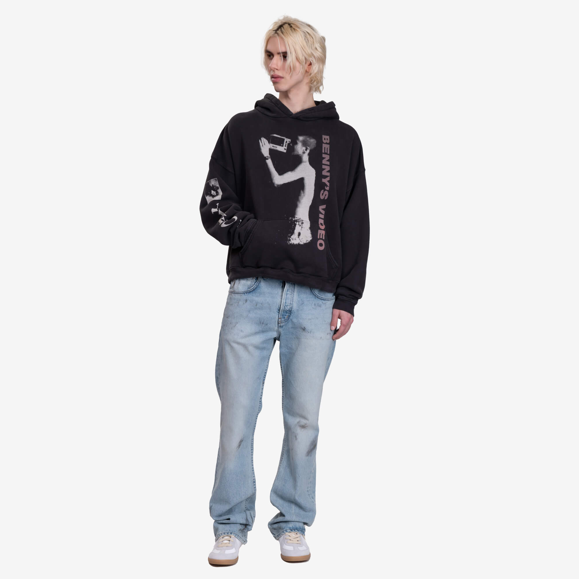 Enfants Riches Deprimes Benny's Video Hoody Faded Black - 2