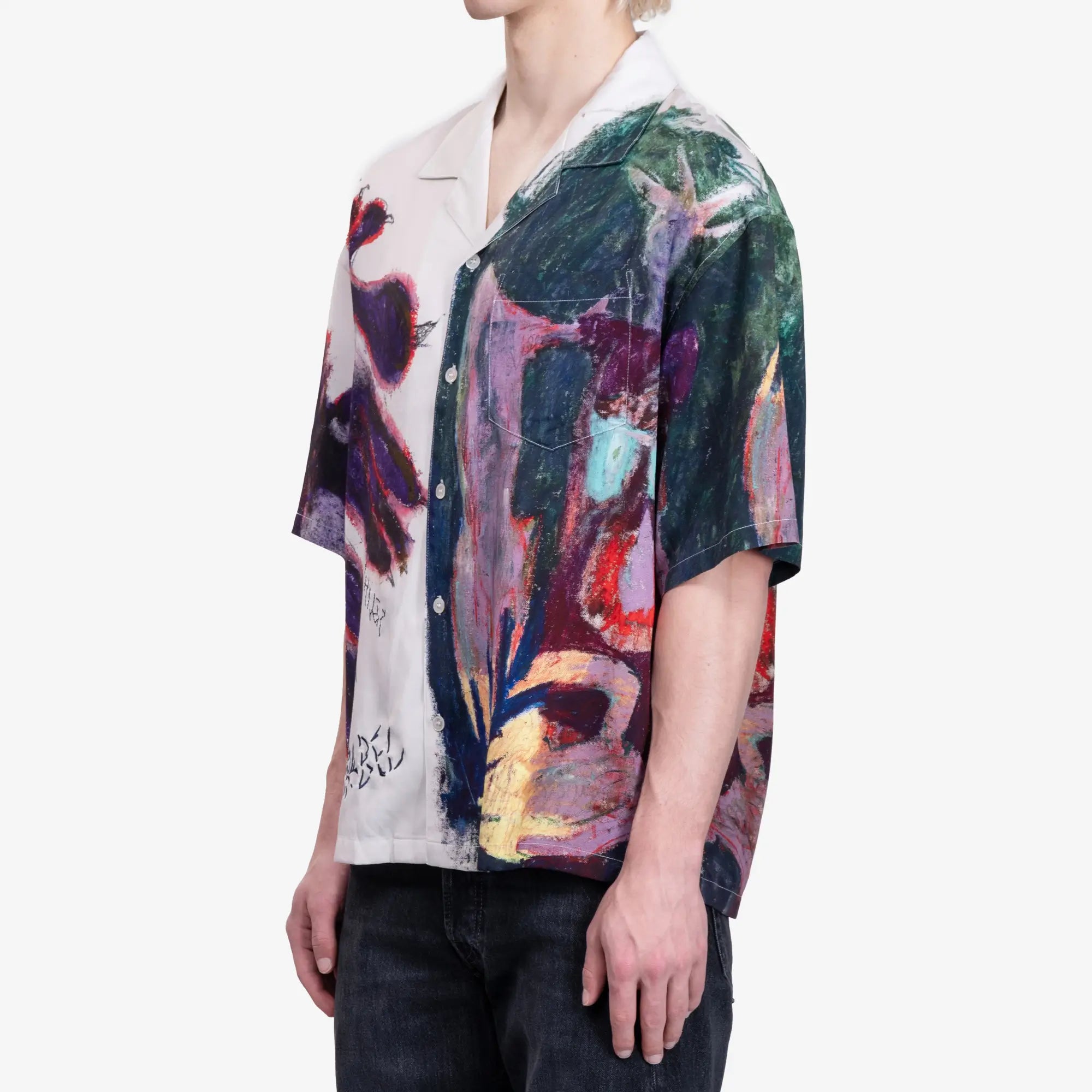 Dom Rebel Creature Camp Collar Shirt Ivory - 3