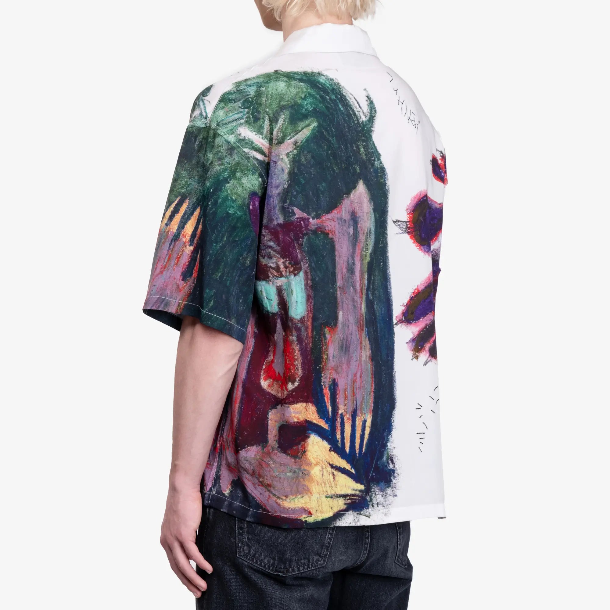 Dom Rebel Creature Camp Collar Shirt Ivory - 4