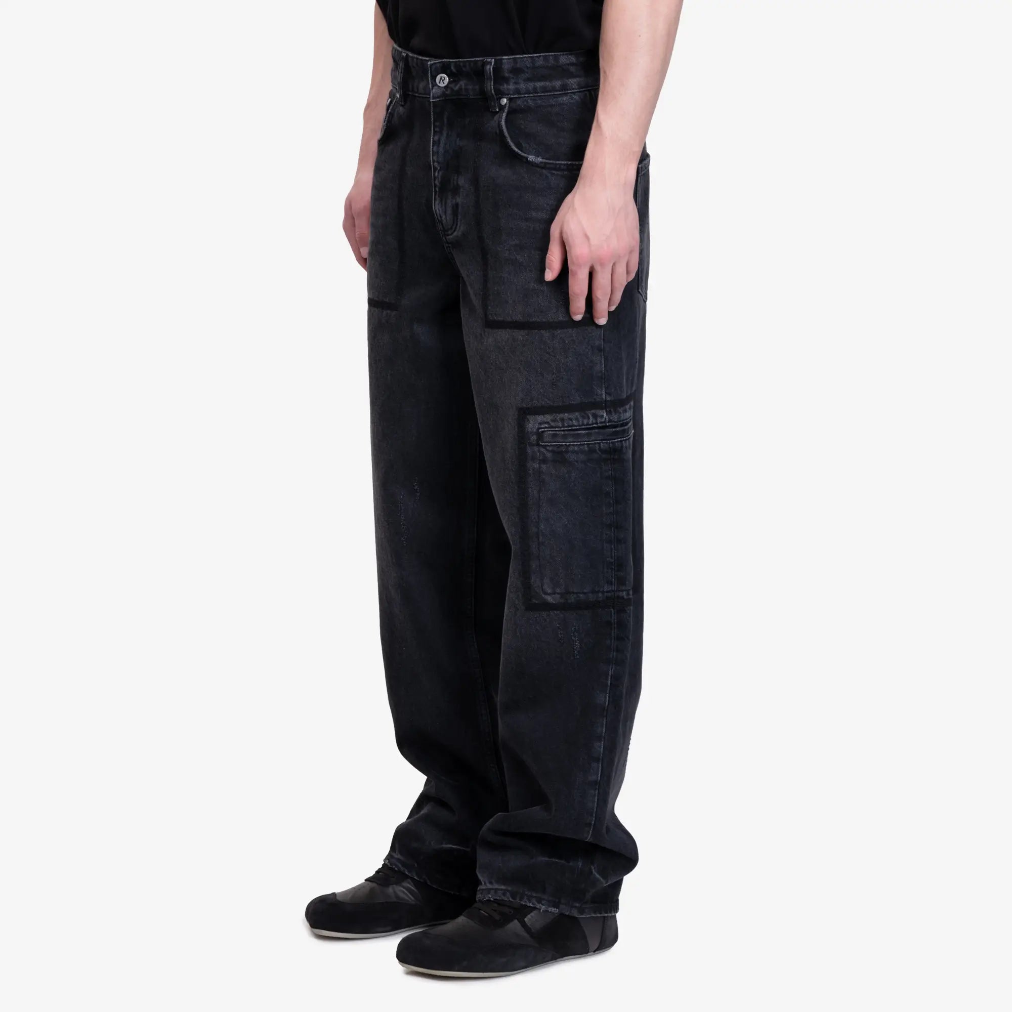 Represent R3 Drive Jeans Jet Black - 3