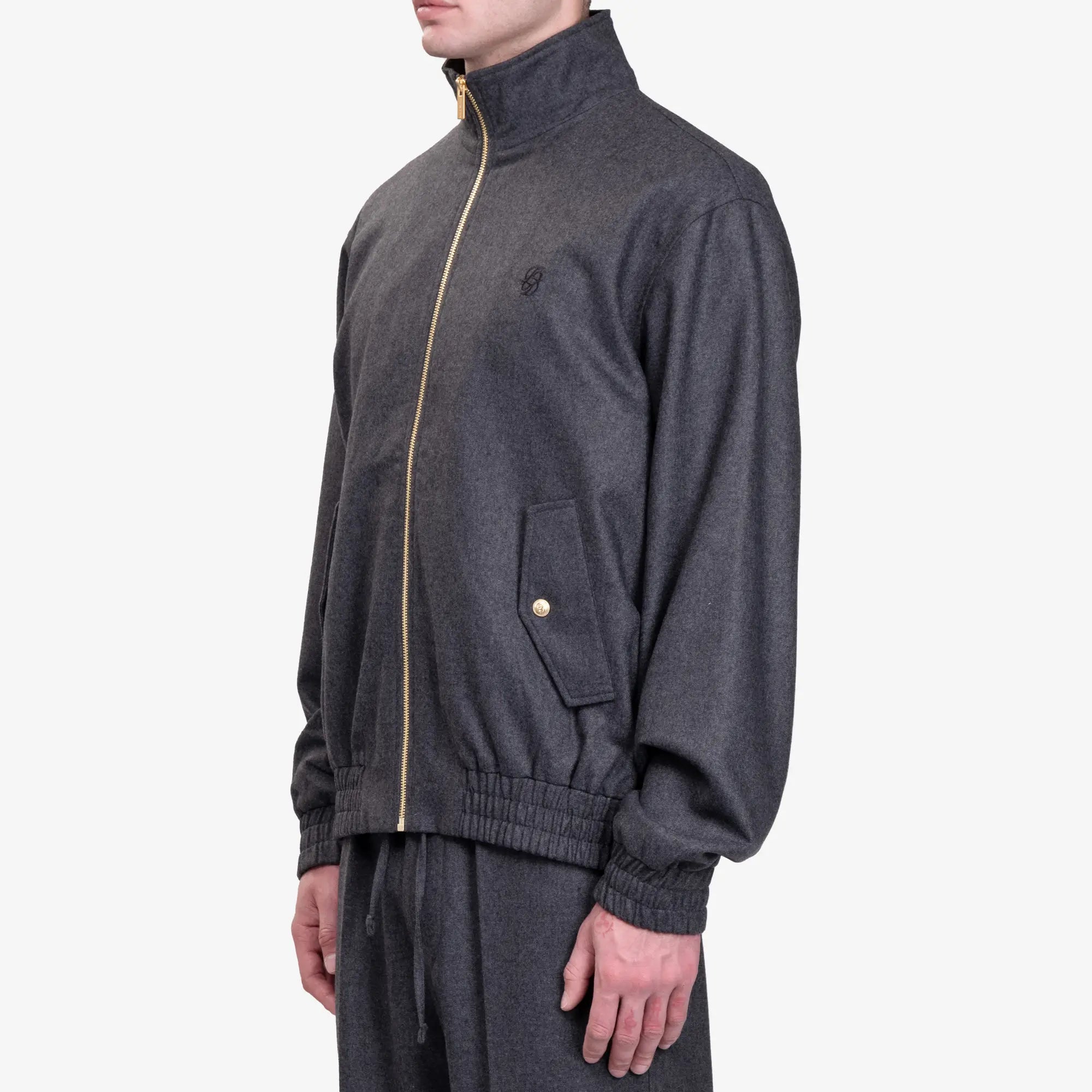 Drôle de Monsieur La Trackjacket Flanelle Grey - 3