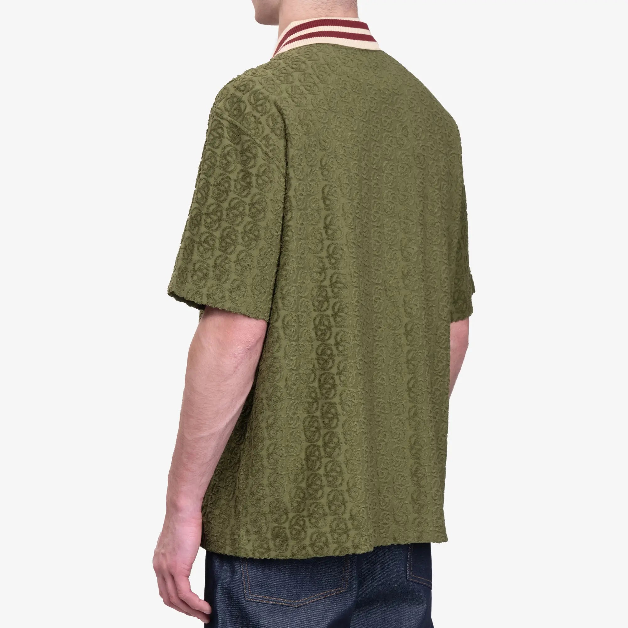 Drôle de Monsieur La Chemise Monogramme Dark Green - 4