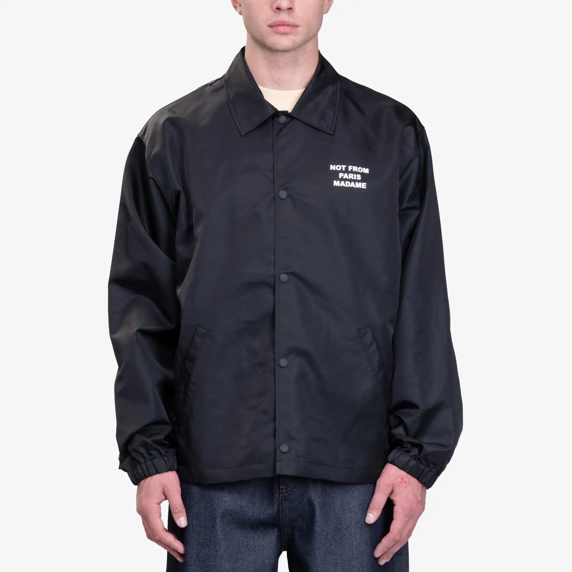 Drôle de Monsieur La Veste Slogan Black - 1