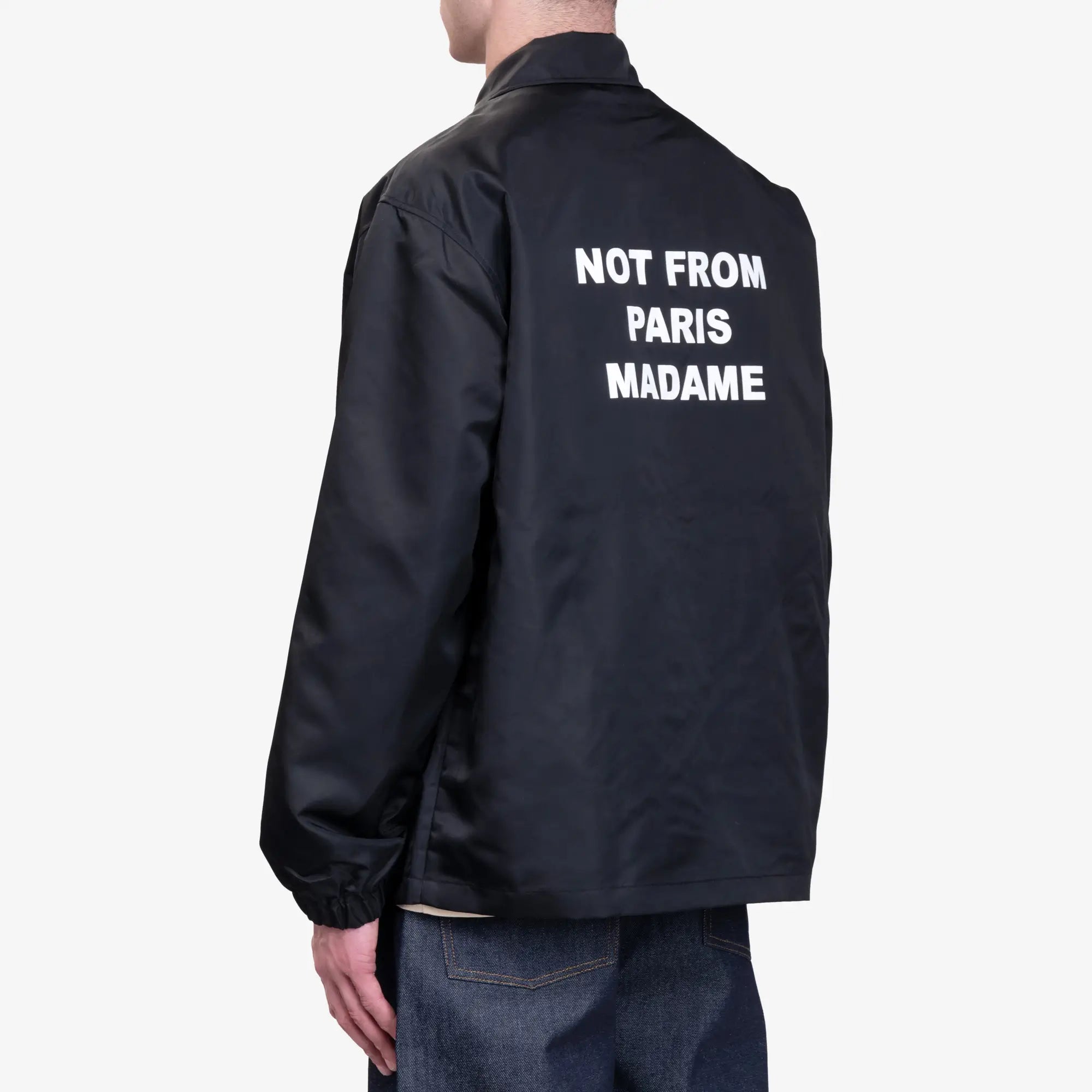 Drôle de Monsieur La Veste Slogan Black - 4