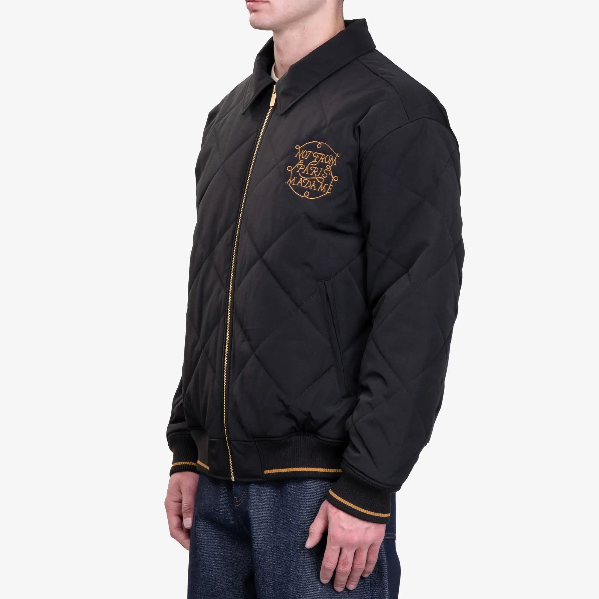 Drôle de Monsieur La Veste Slogan Tresses Black - 3