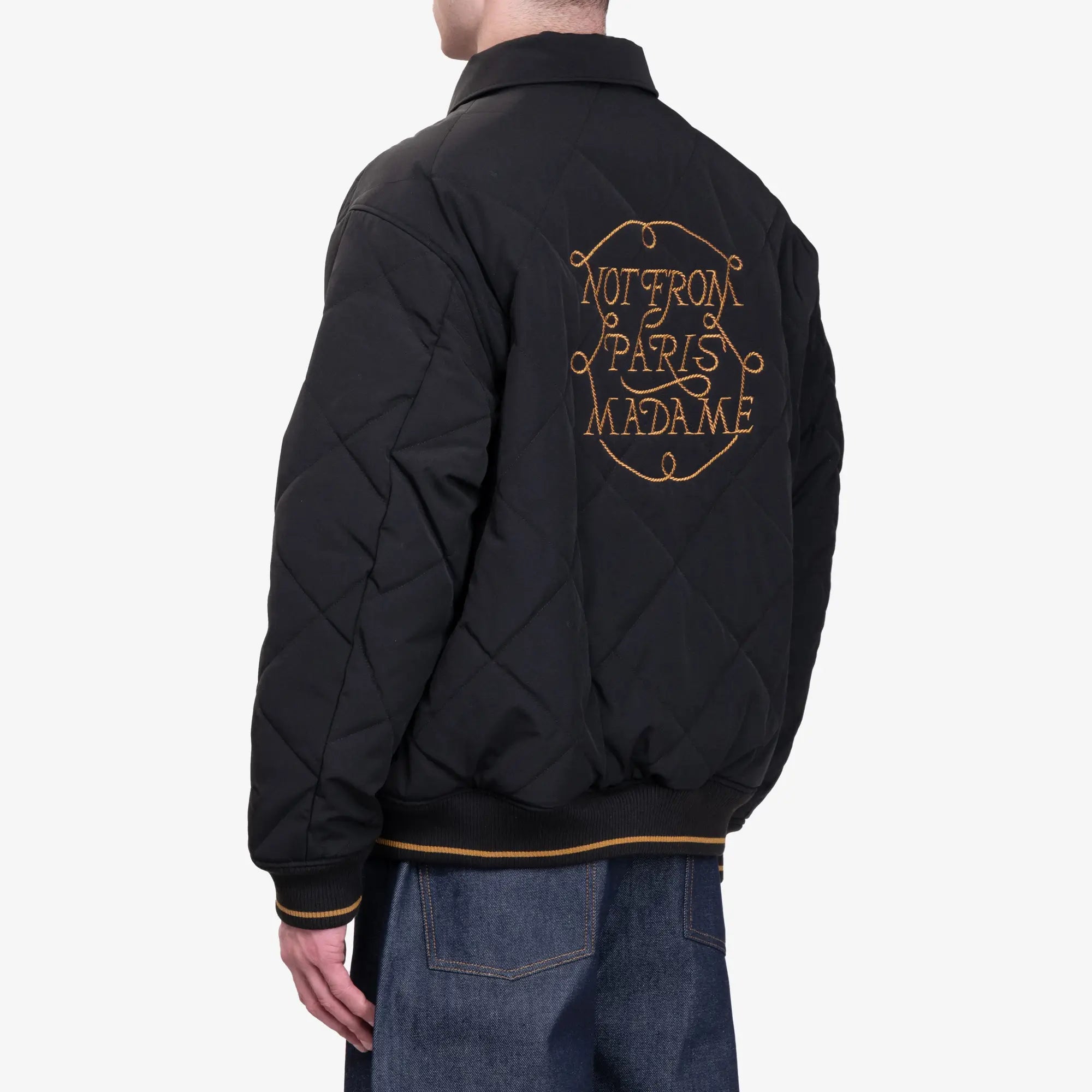 Drôle de Monsieur La Veste Slogan Tresses Black - 4
